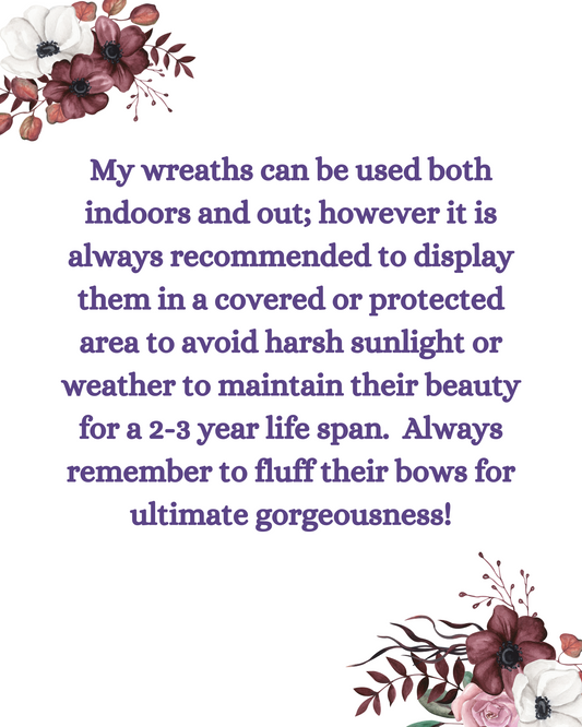 Moody, Magical & Made to Last: How to Care for Your Custom Wreath or Centerpiece