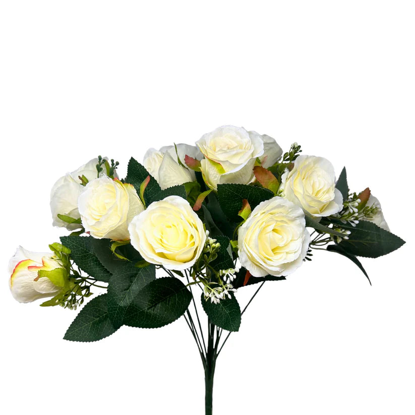 18" Wedding Rose Bud Bush