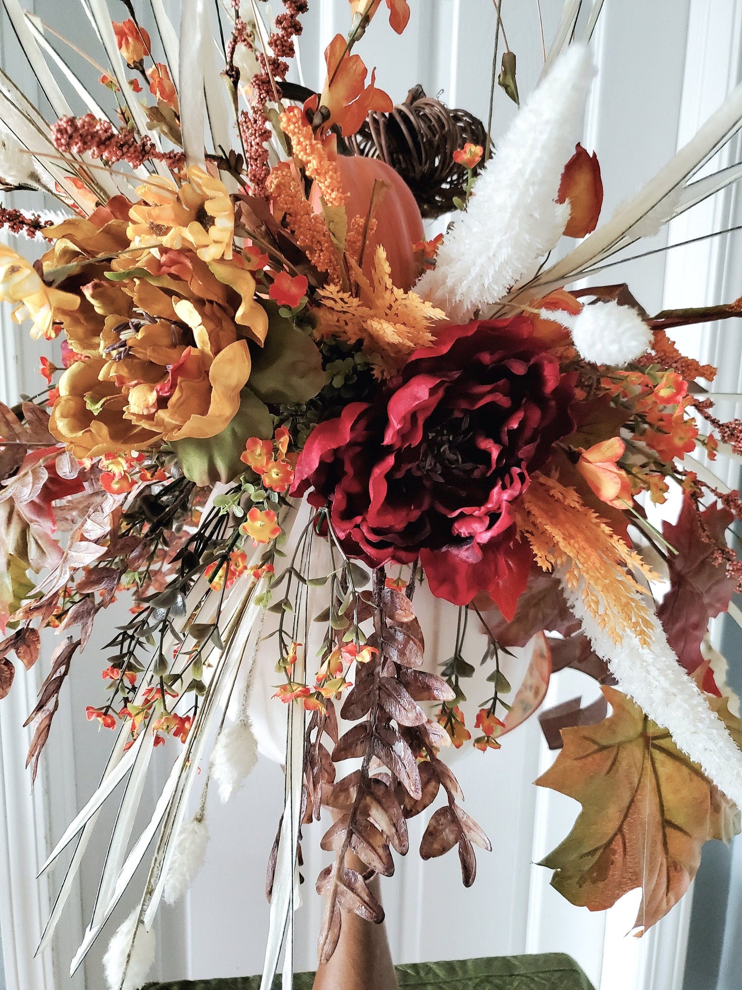 Boho Autumn Harvest Pumpkin Candlestick Centerpiece for Your Fall Table Decor My Store