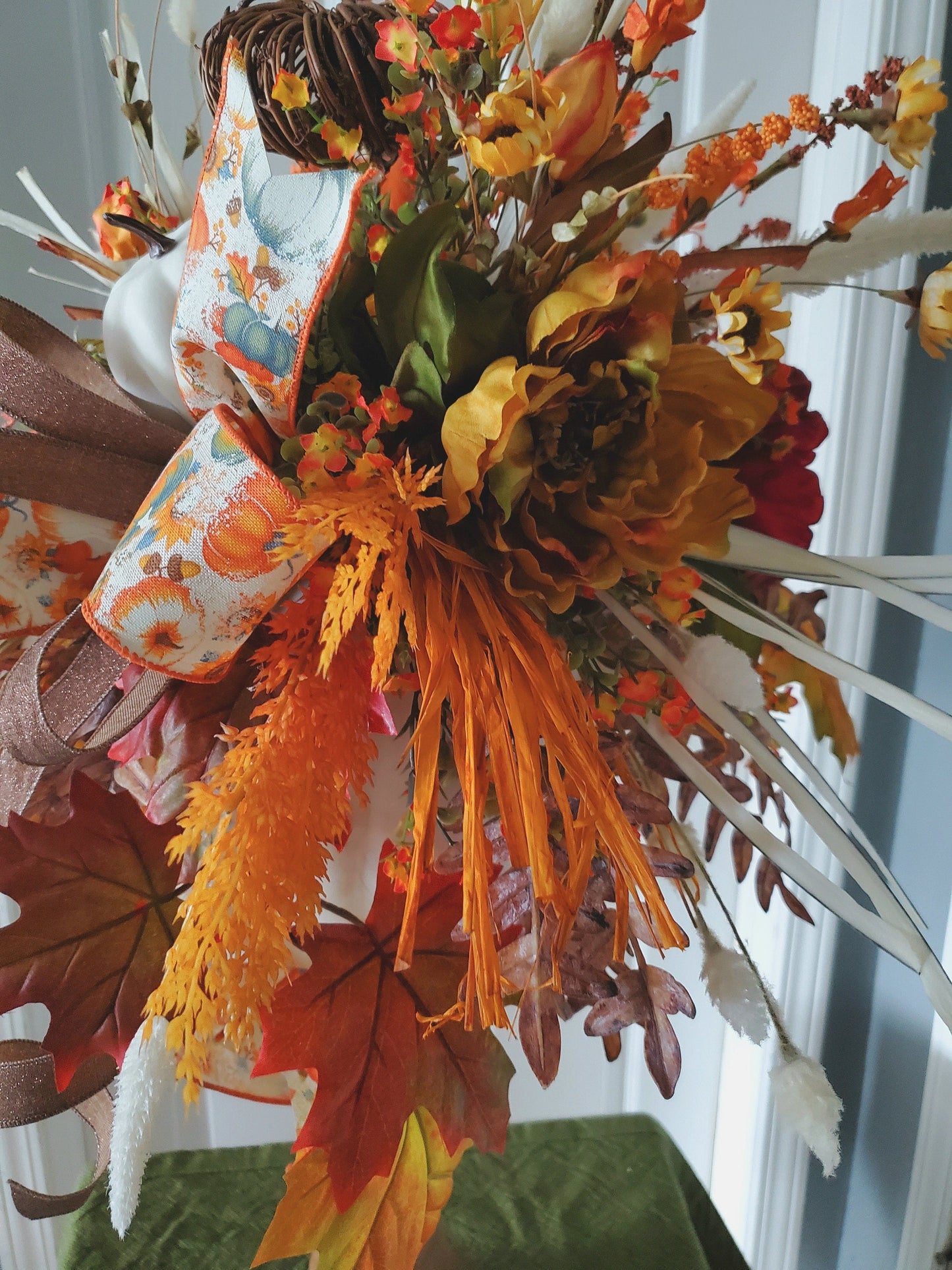 Boho Autumn Harvest Pumpkin Candlestick Centerpiece for Your Fall Table Decor My Store