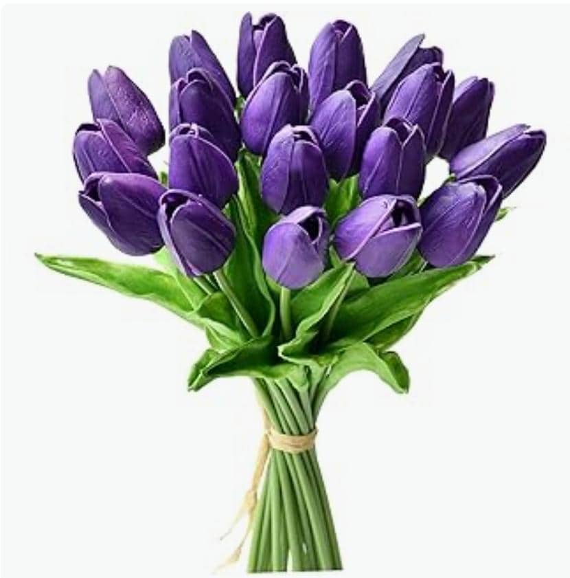 Real Touch Spring Tulip Custom Wreath - Made to Order in Multiple Color Options Stuffs n Things by JD