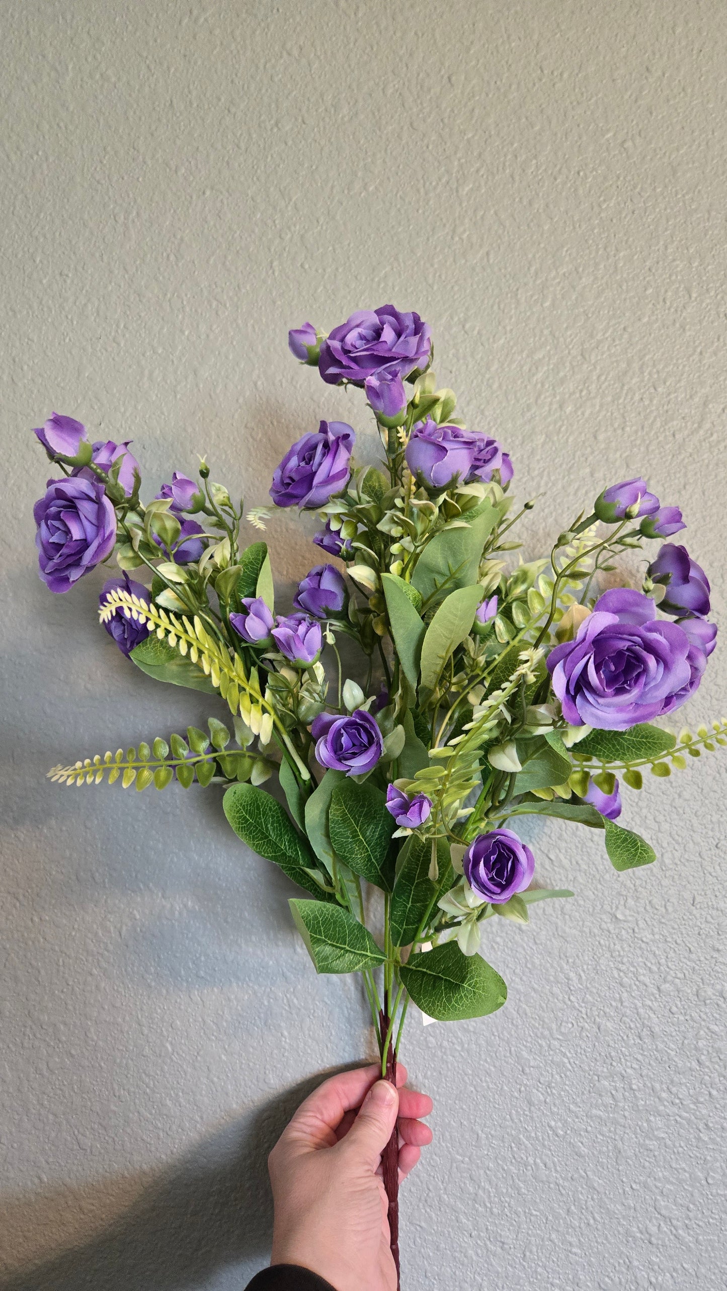 Mini Rose & Fern Filler Bush - Perfect Filler!