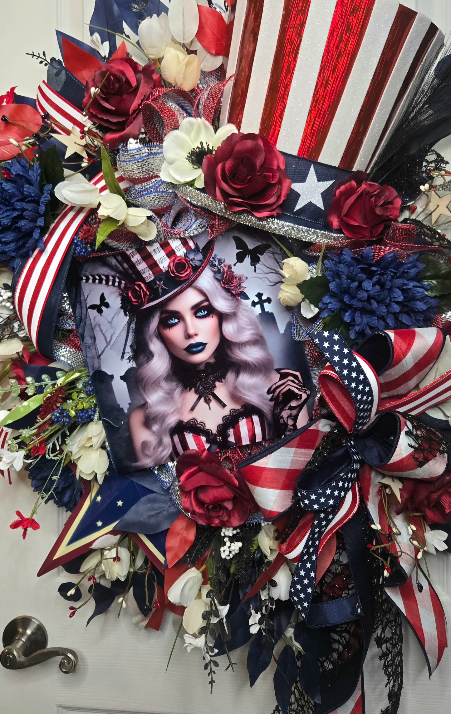 Gothic Patriotic Wreath