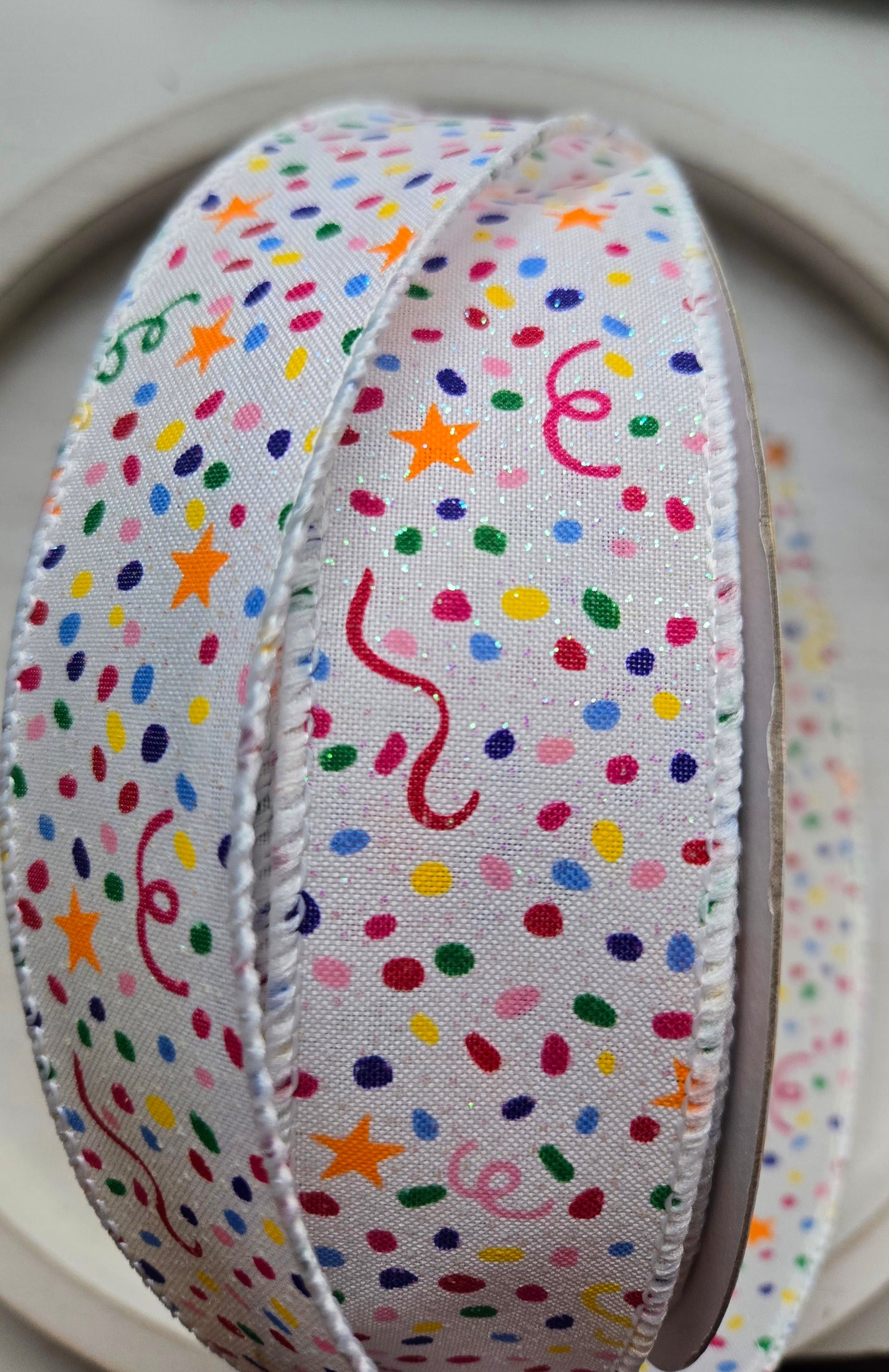 50 yard 1.5 inch Wired Spring Summer Ribbon - Multiple Options