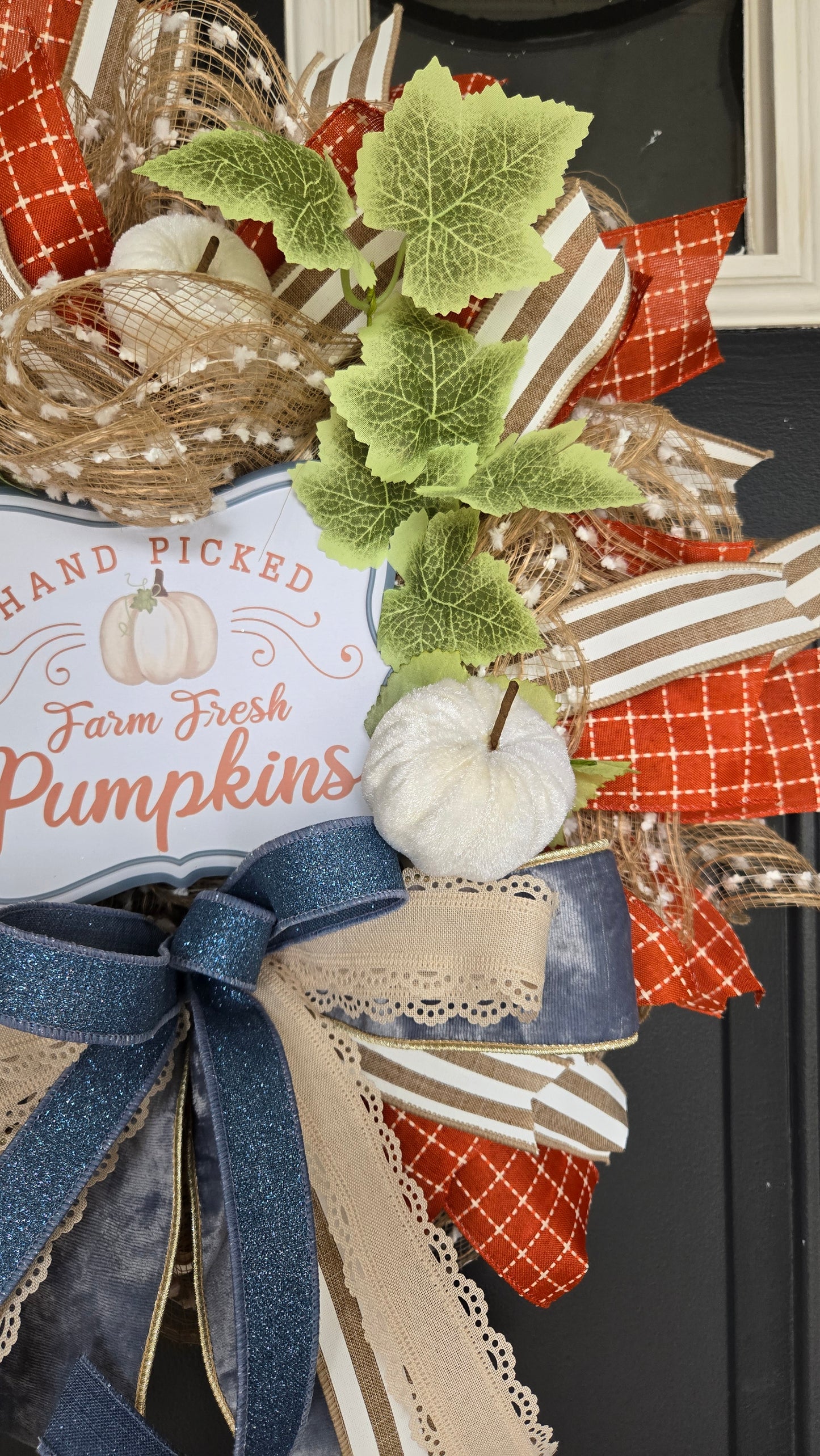 Fall Wreath - Farm Fresh Pumpkins
