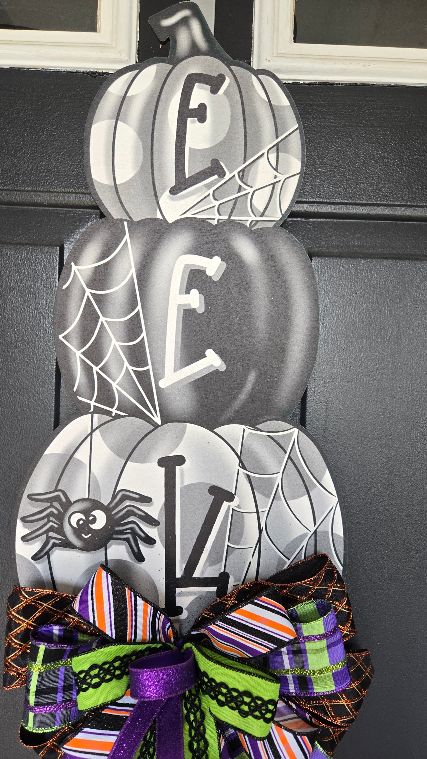 Wood Sign - Halloween EEK Front Door Decor