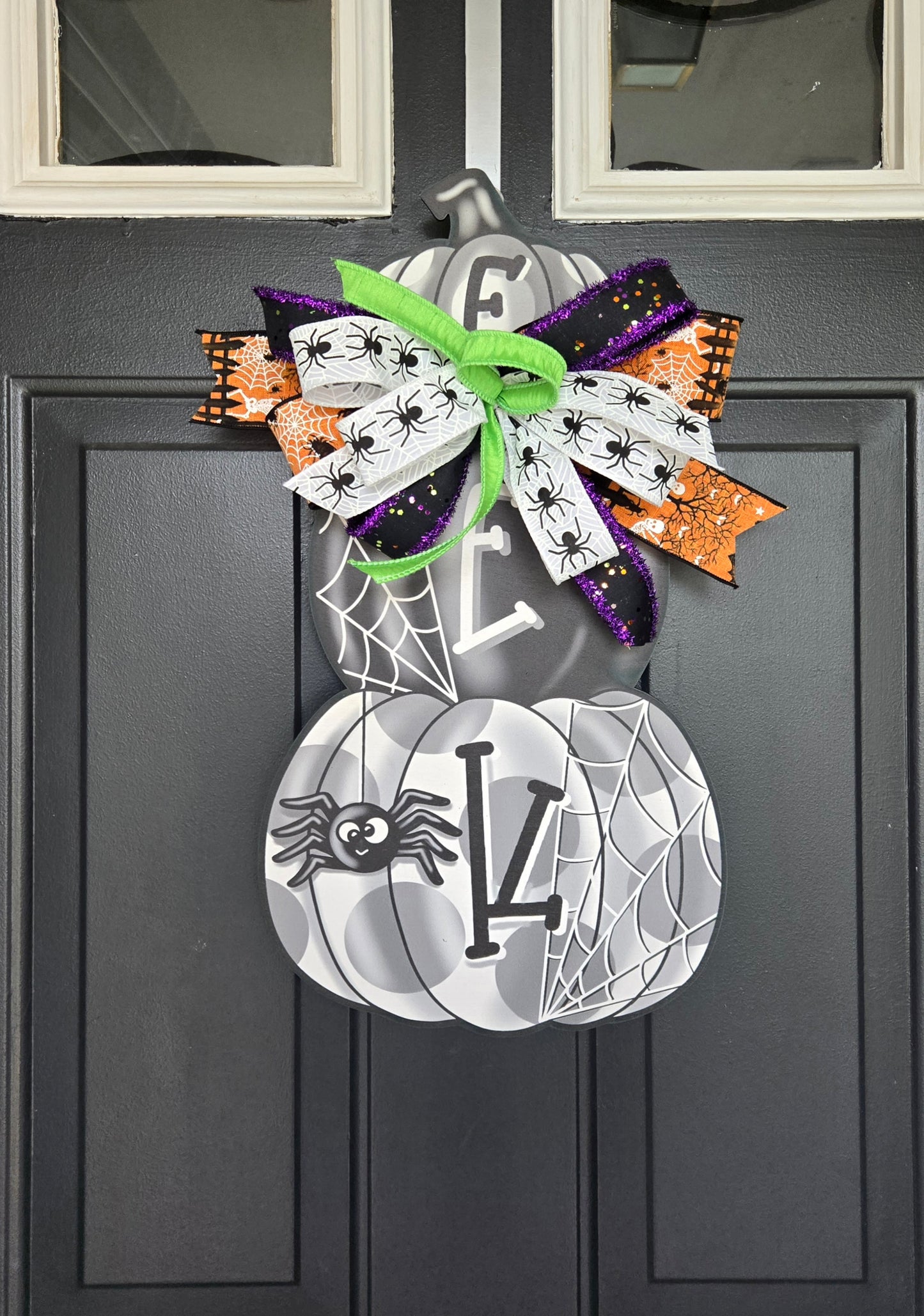 Wood Sign - Halloween EEK Front Door Decor