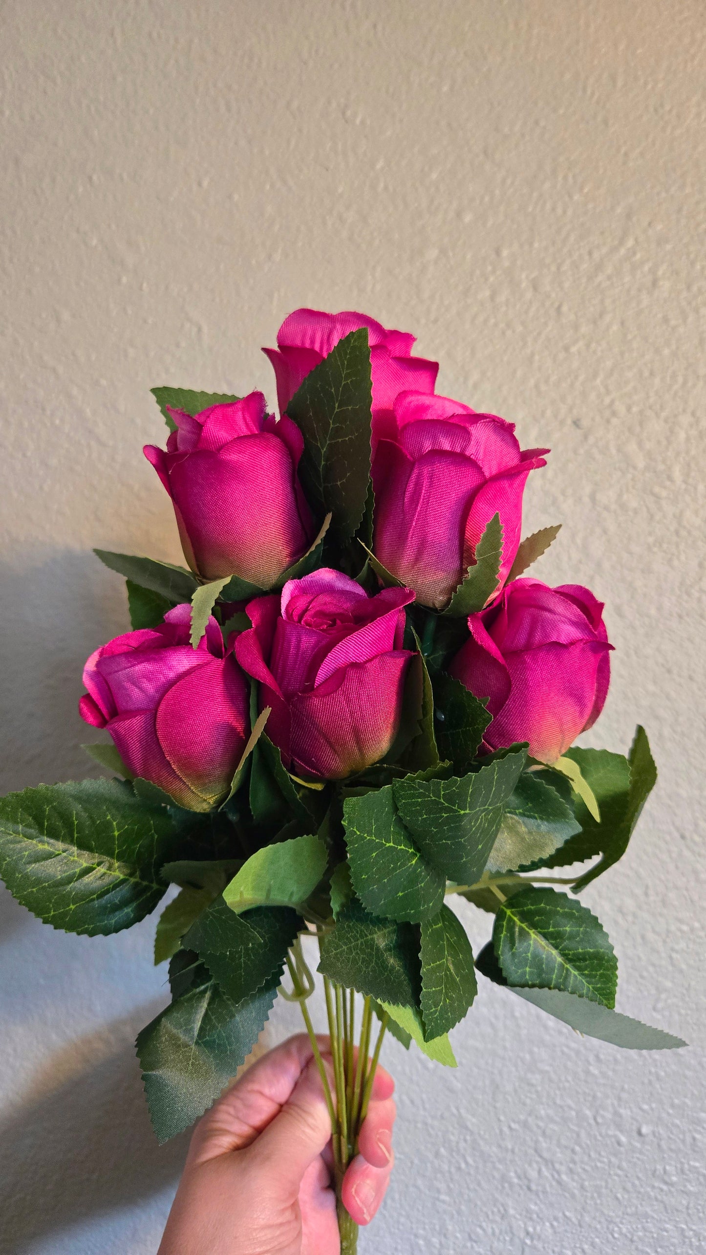 Artificial Closed Rose Bud Bush