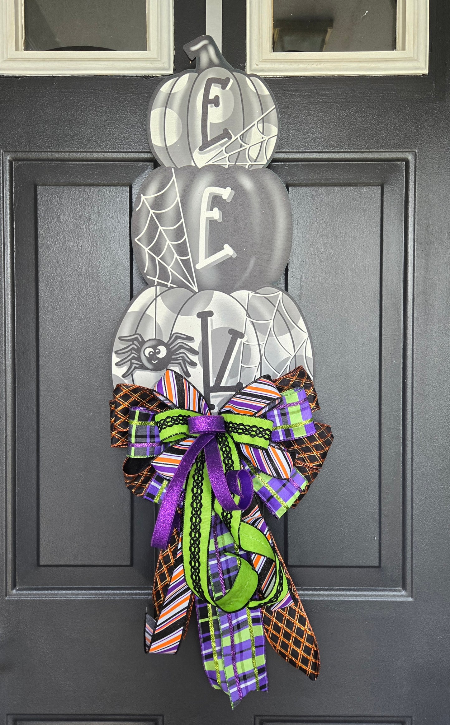 Wood Sign - Halloween EEK Front Door Decor