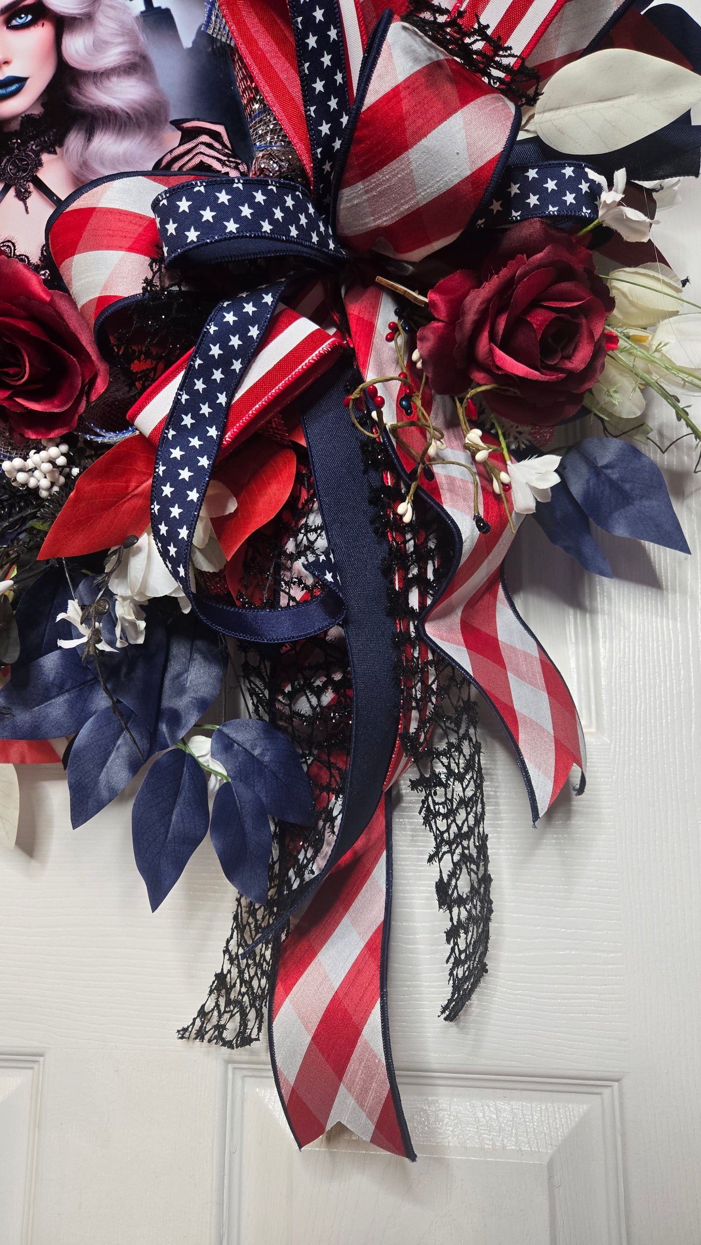 Gothic Patriotic Wreath