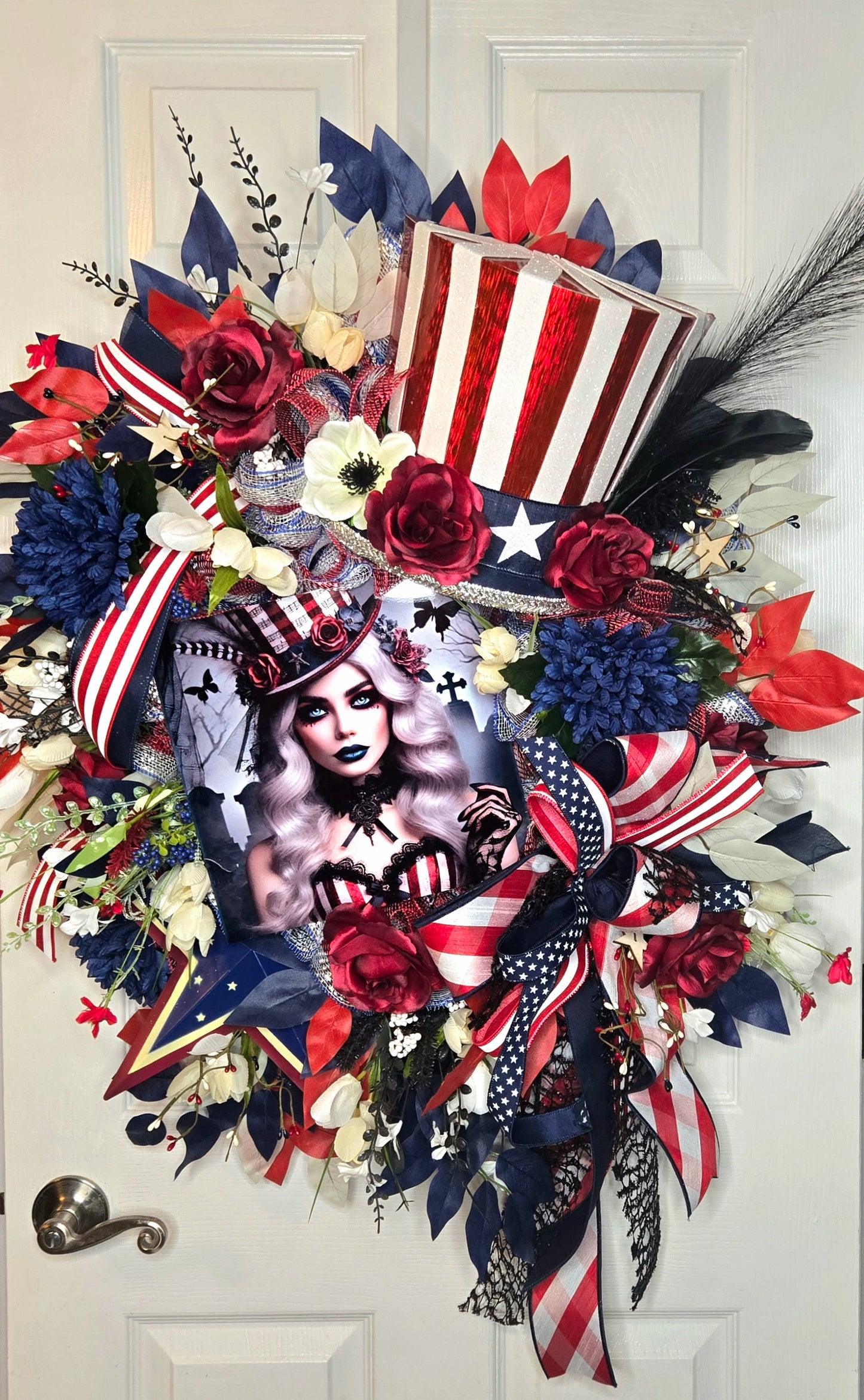 Gothic Patriotic Wreath