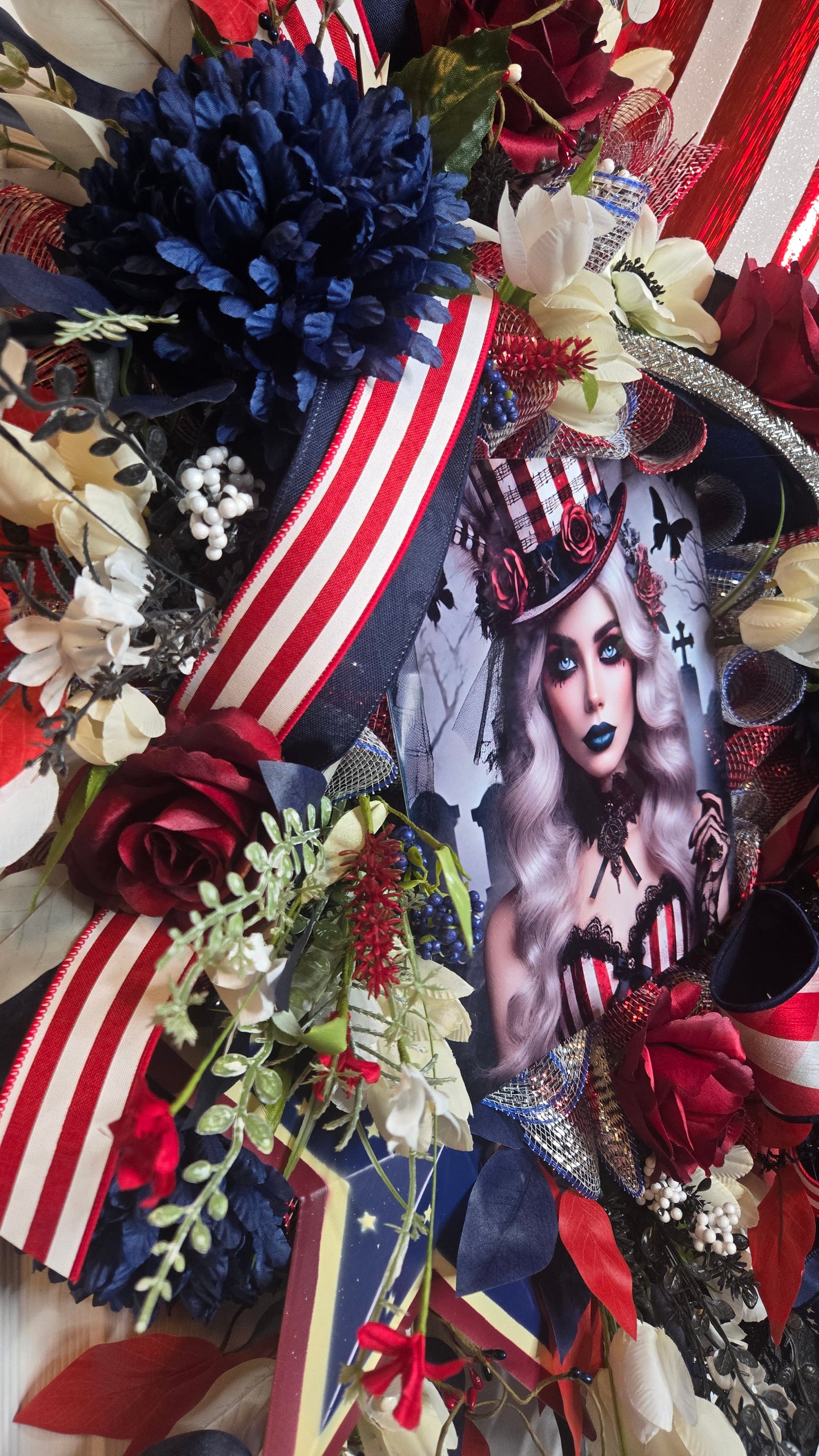 Gothic Patriotic Wreath