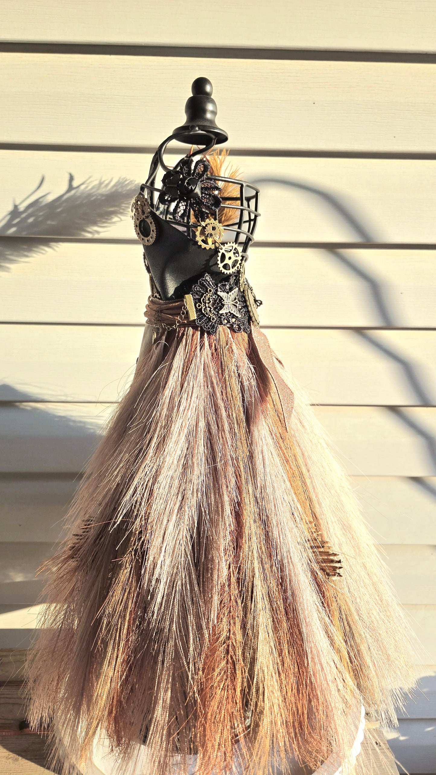 Steampunk Mannequin Art Dress Form - Industrial Gothic Decor