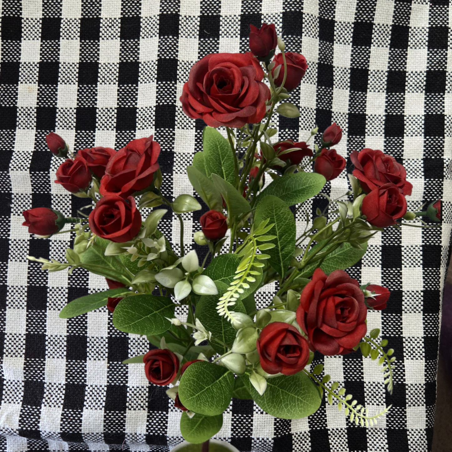 Mini Rose & Fern Filler Bush - Perfect Filler!