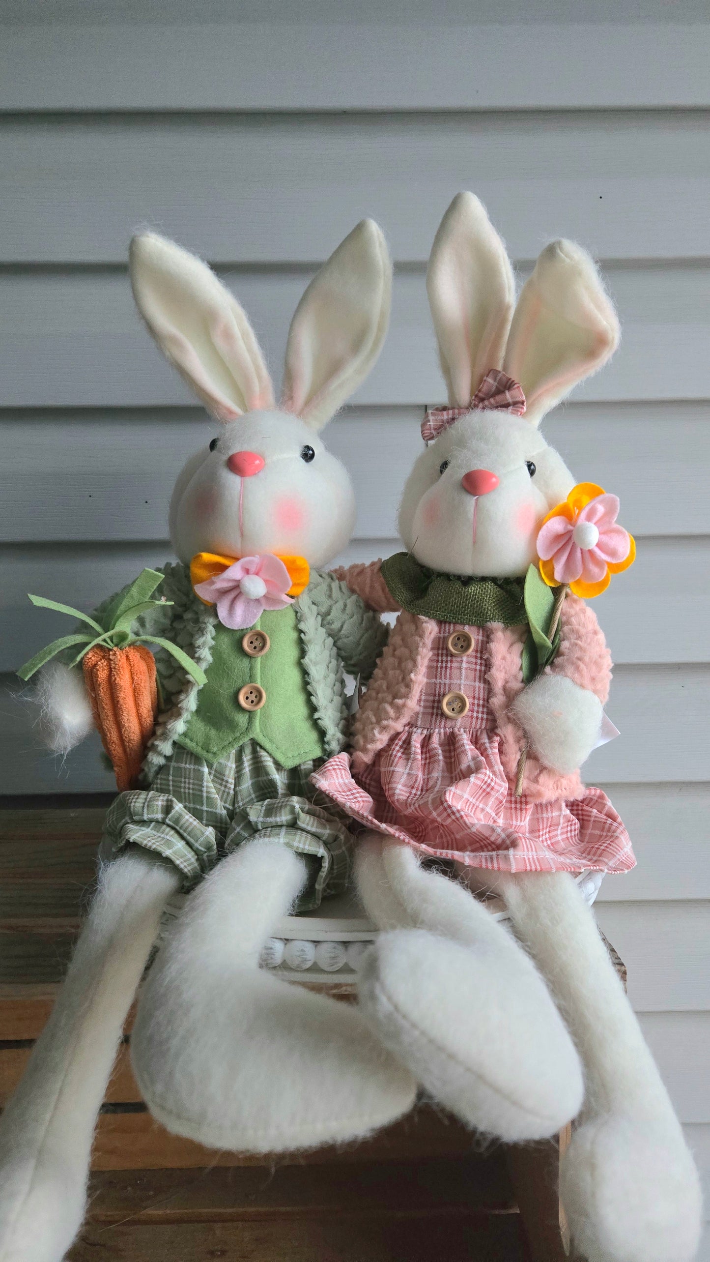 Large Bunny Decor Set | Spring Easter Bunny