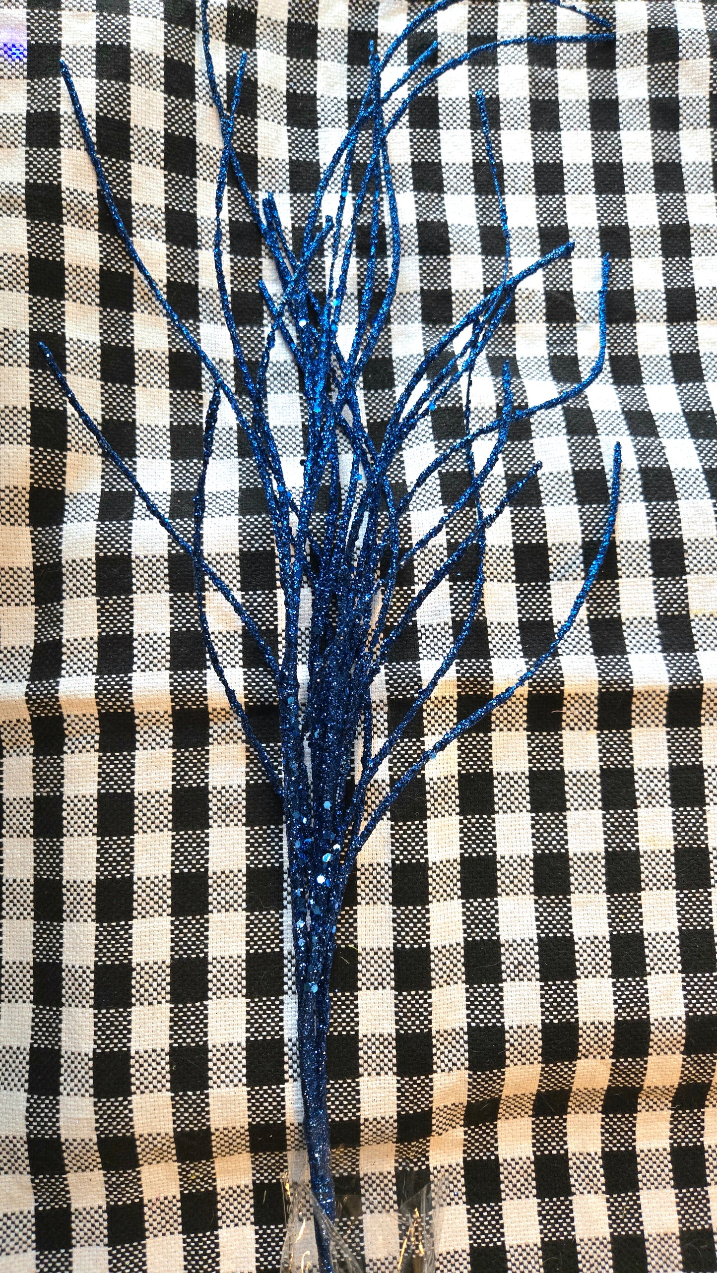 Glitter Twig Spray