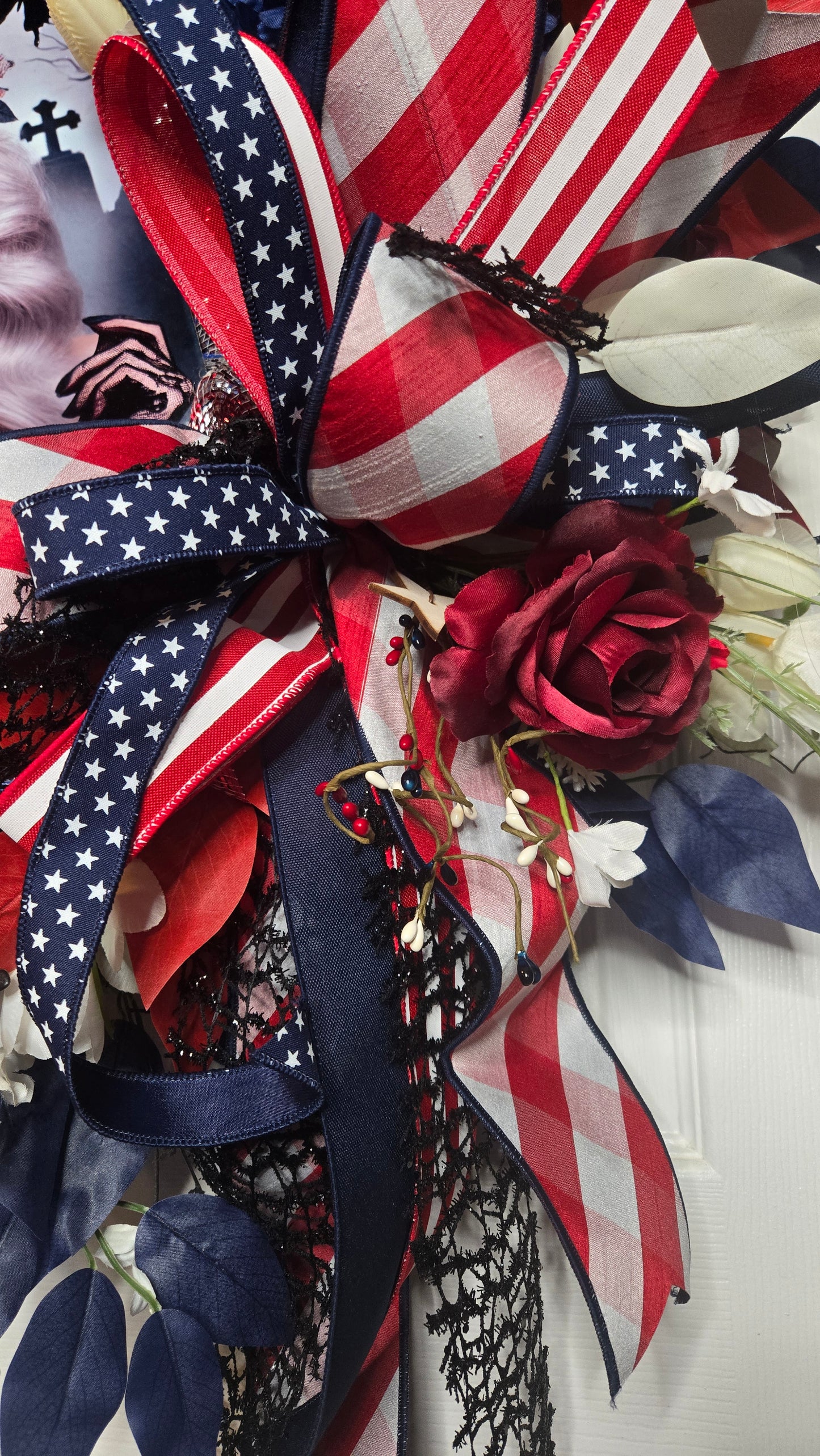Gothic Patriotic Wreath