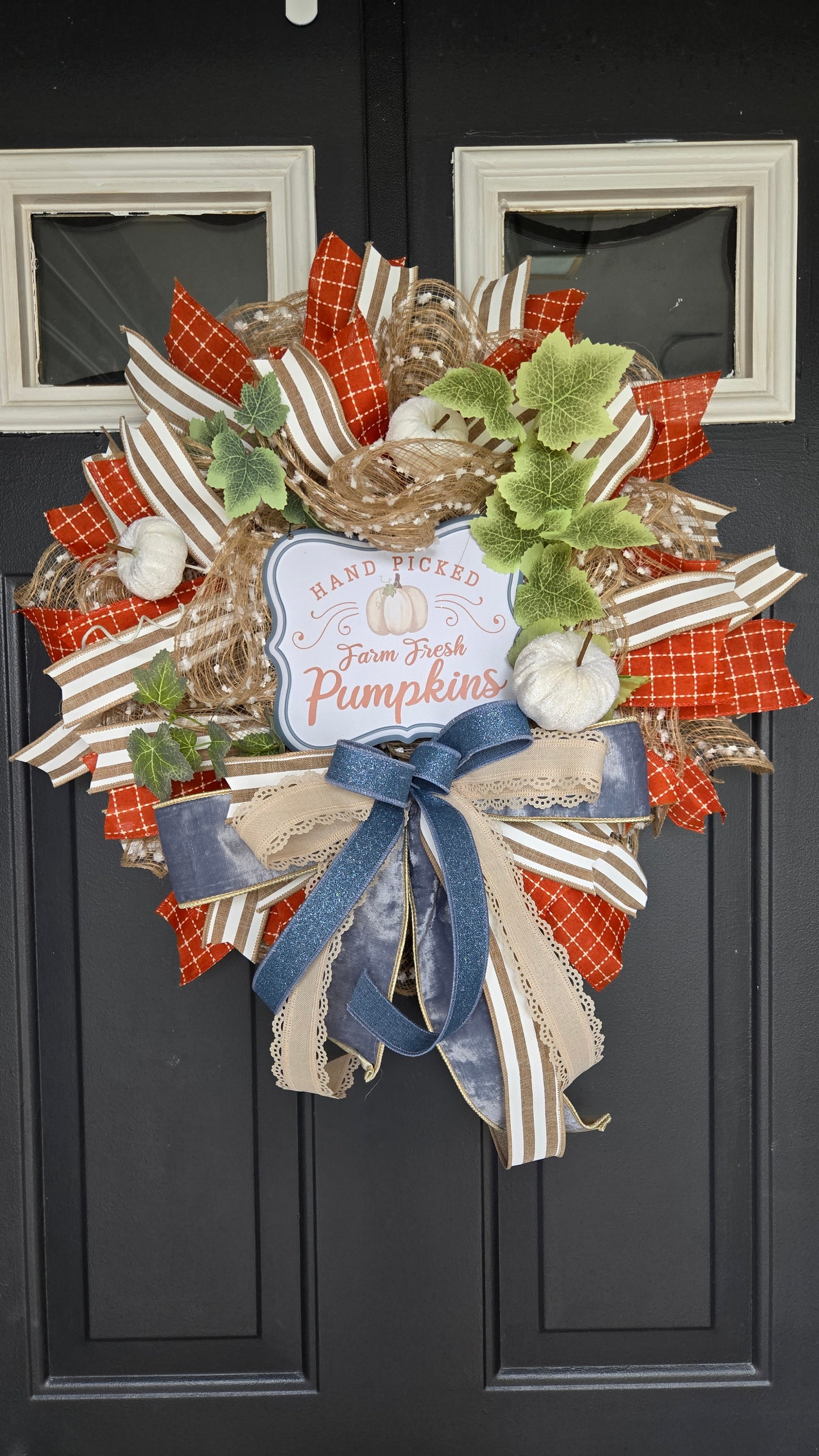 Fall Wreath - Farm Fresh Pumpkins