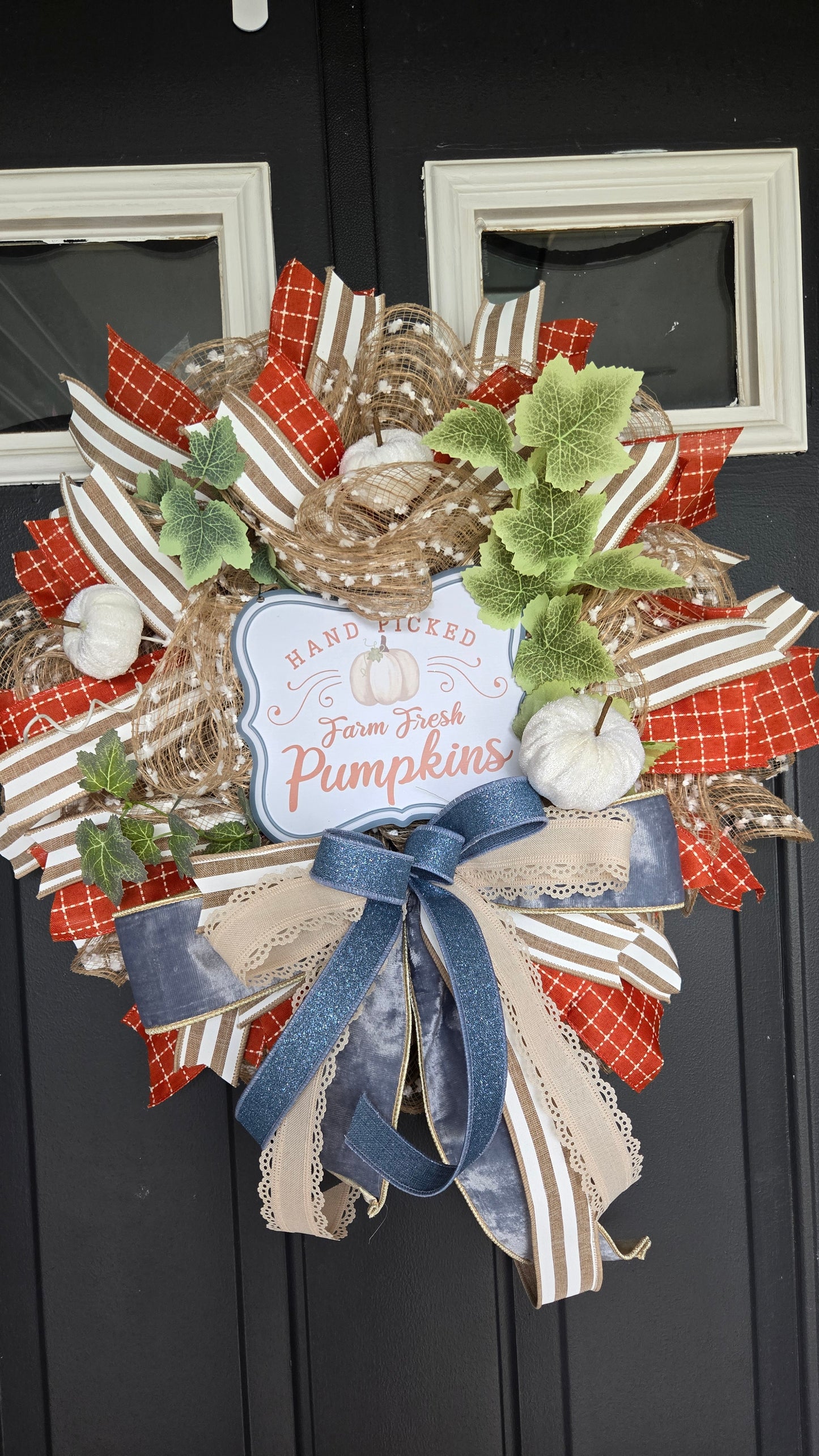 Fall Wreath - Farm Fresh Pumpkins