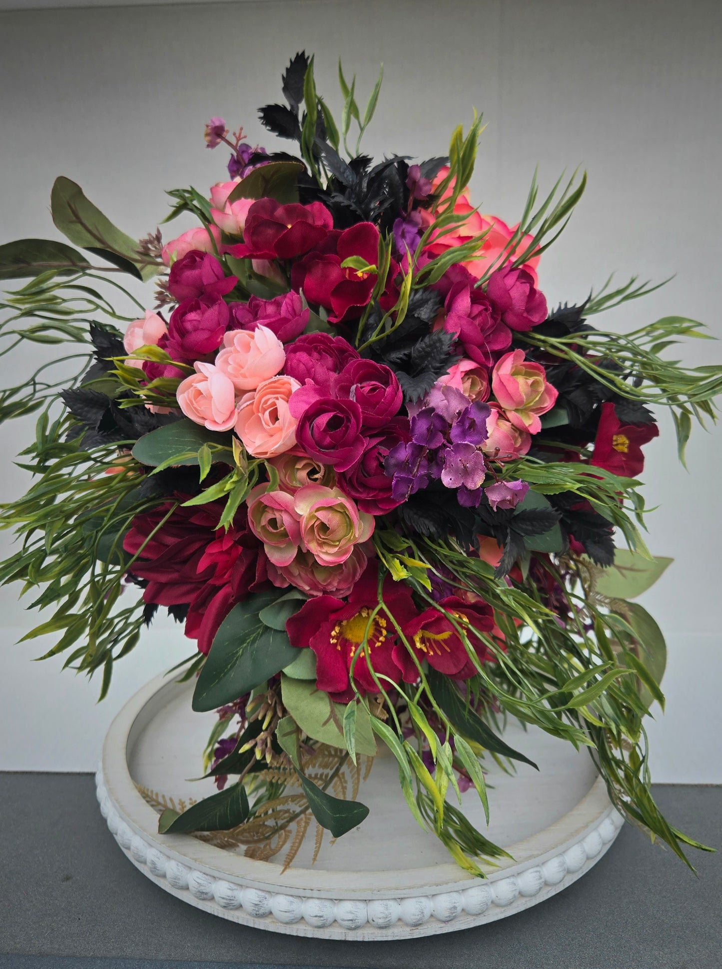Gothic Skull Bust Arrangement - Mother's Day Gift Idea - Stuffs n Things by JD