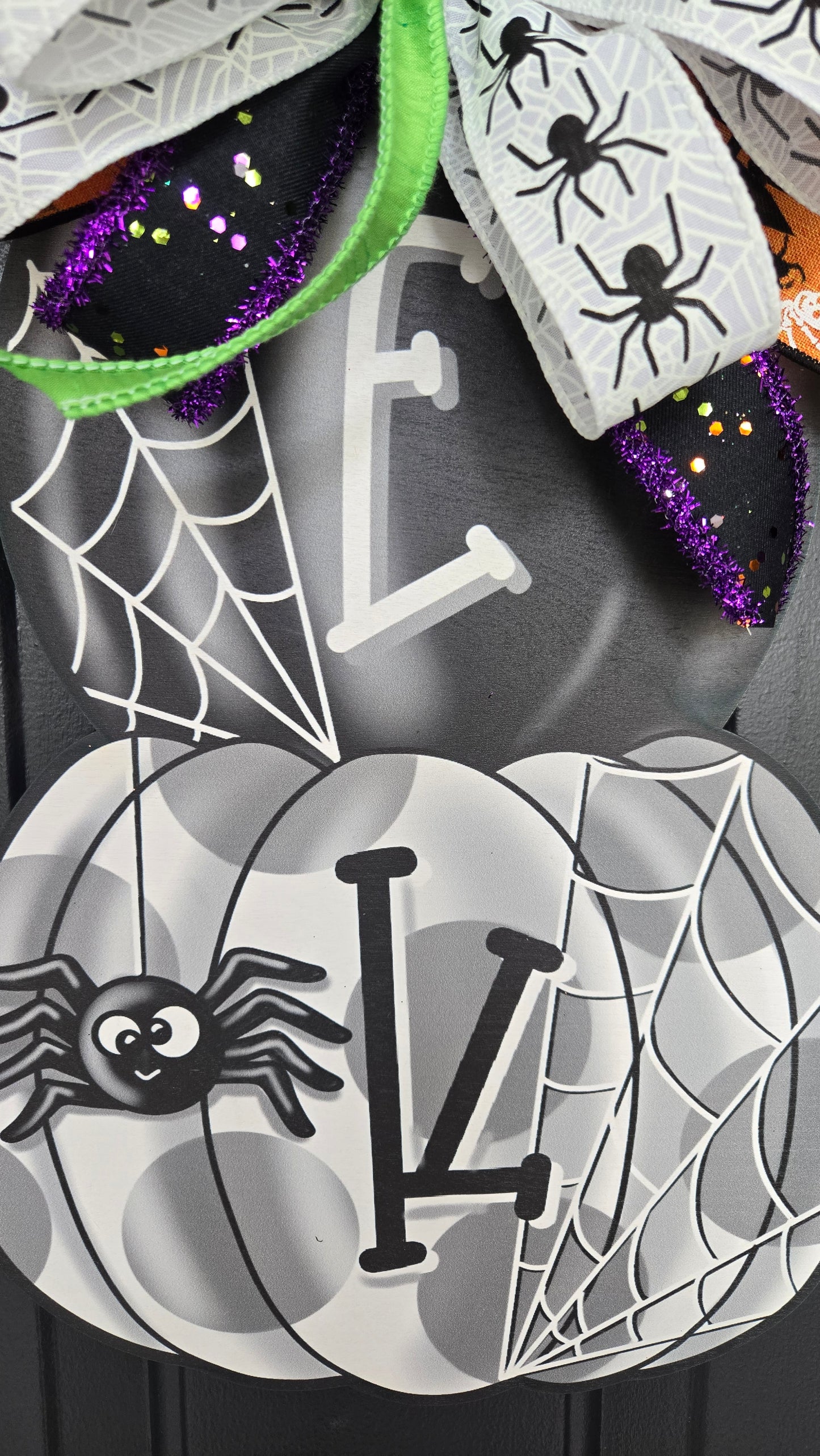 Wood Sign - Halloween EEK Front Door Decor