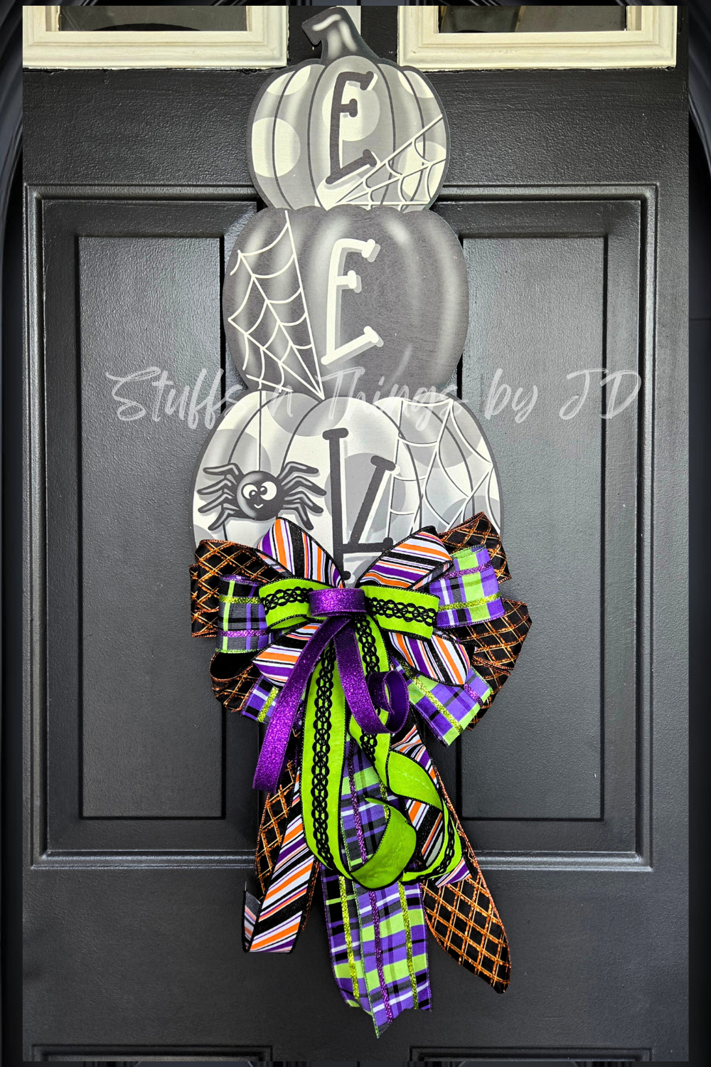 Wood Sign - Halloween EEK Front Door Decor