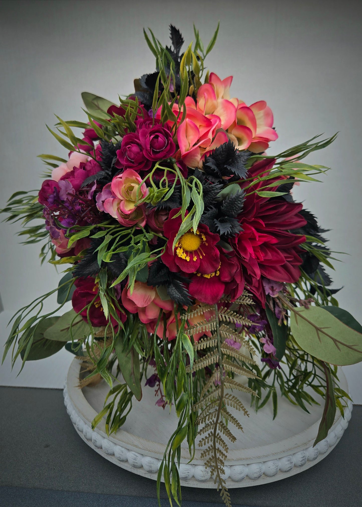 Gothic Skull Bust Arrangement - Mother's Day Gift Idea - Stuffs n Things by JD