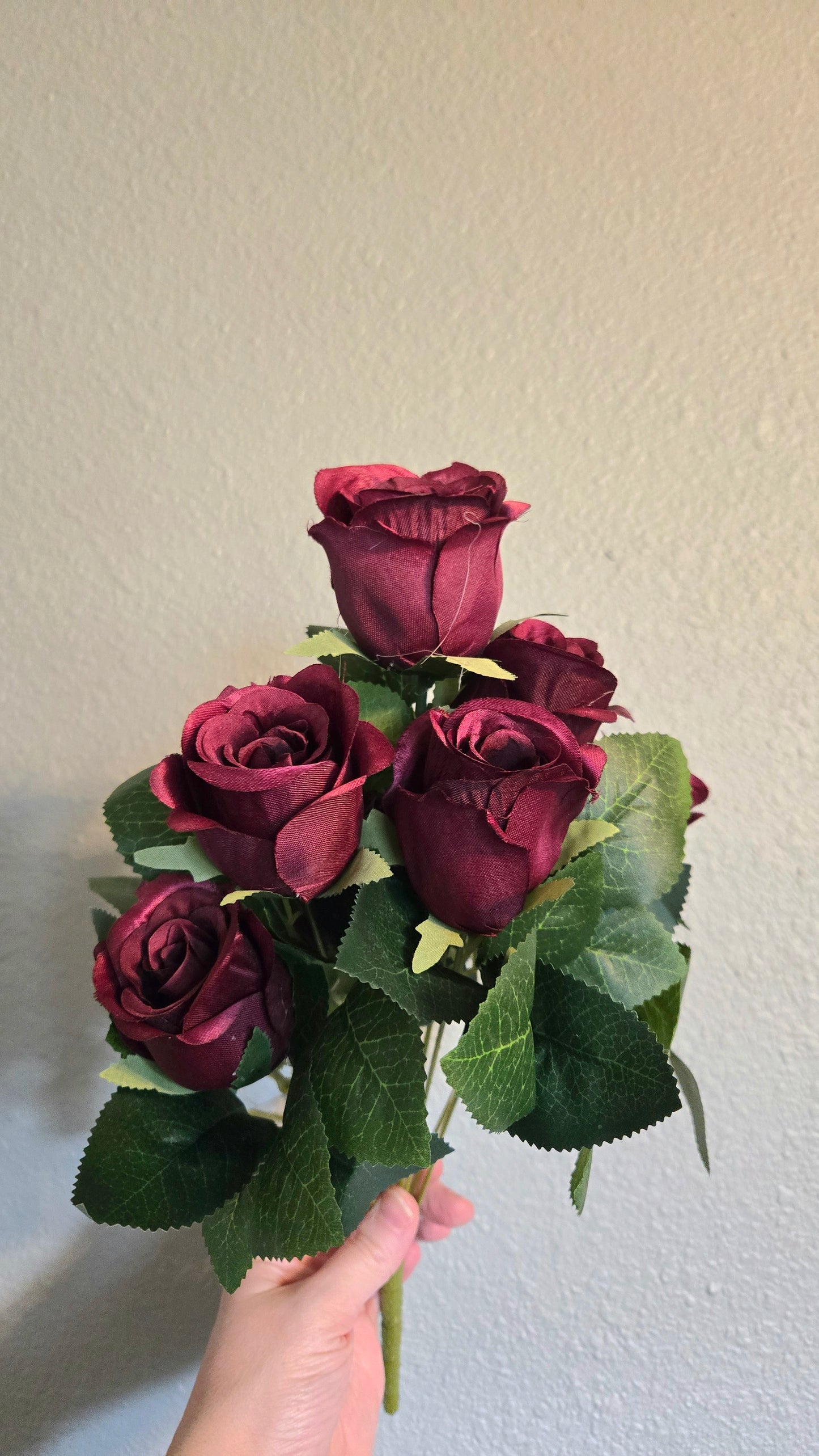 Artificial Closed Rose Bud Bush