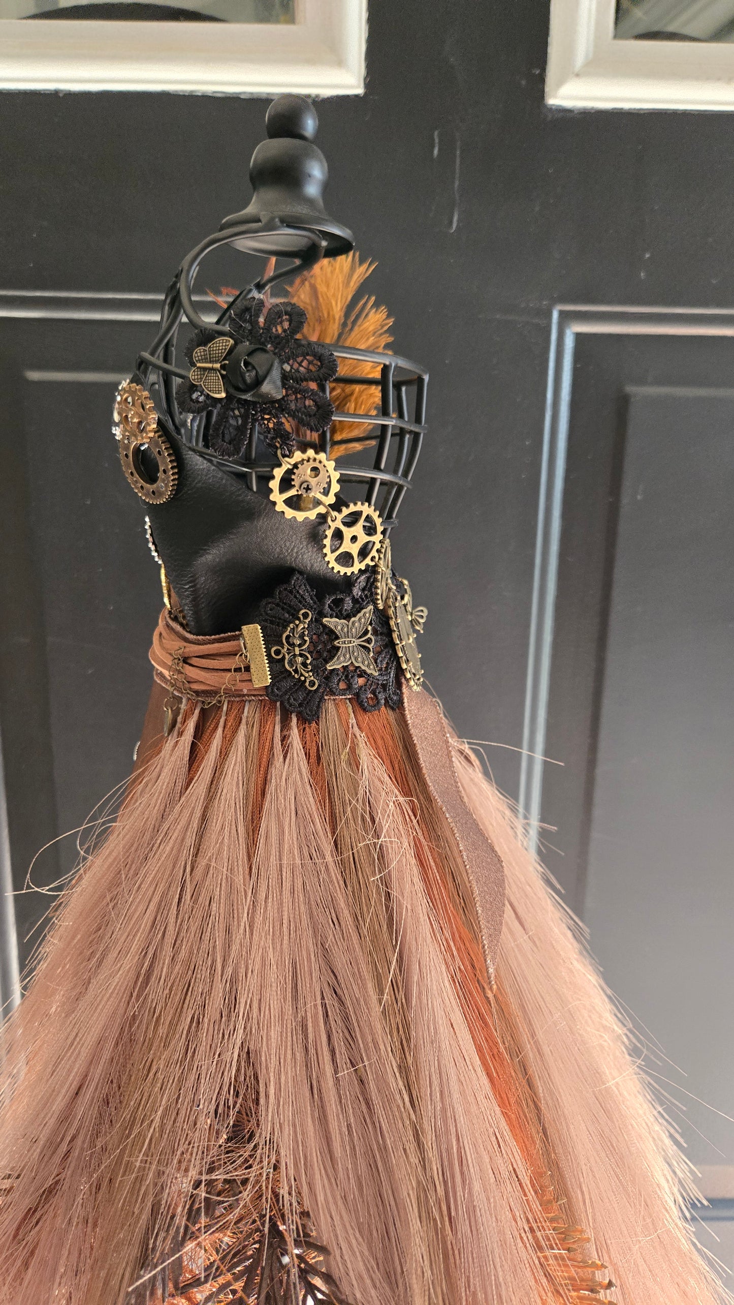 Steampunk Mannequin Art Dress Form - Industrial Gothic Decor