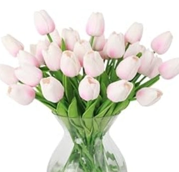 Real Touch Spring Tulip Custom Wreath - Made to Order in Multiple Color Options Stuffs n Things by JD