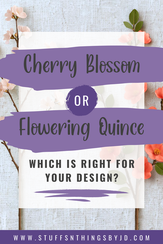 Cherry Blossom vs. Quince: Which Stem Should Bloom in Your Design?