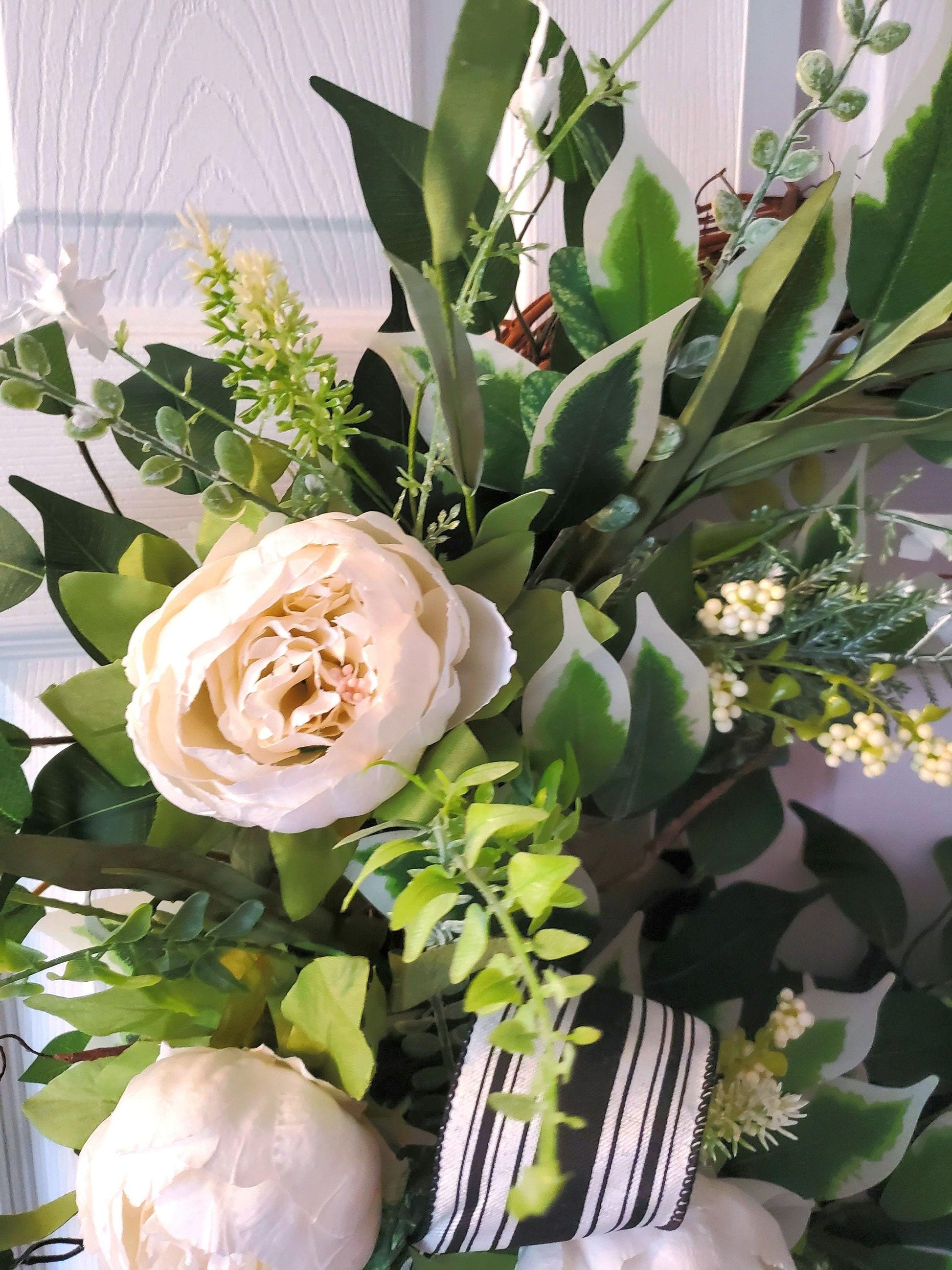 Every Day Peony Grapevine Wreath - Your Custom Color Choice Stuffs n Things by JD