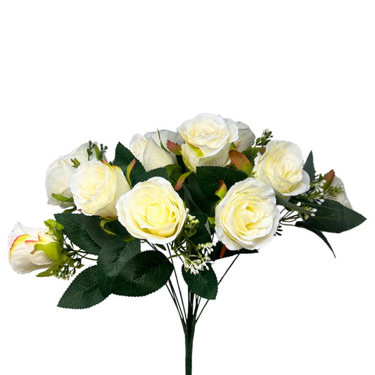 18" Wedding Rose Bud Bush