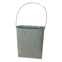 Metal Gray Door Bucket