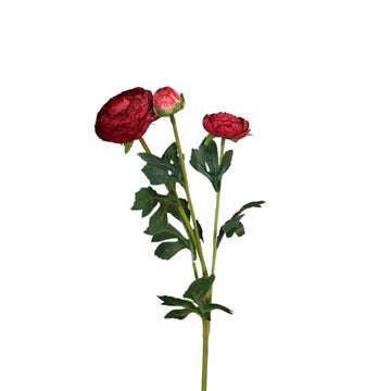 23" Triple Peony Spray - Multiple Colors