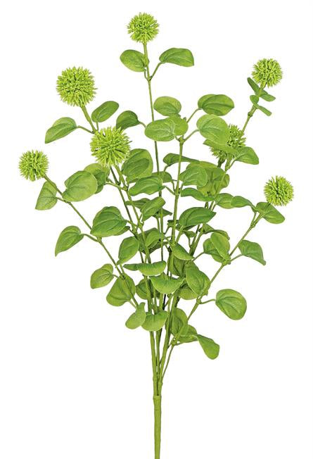 21.5" Pom-Pon Bush, Artificial Greenery