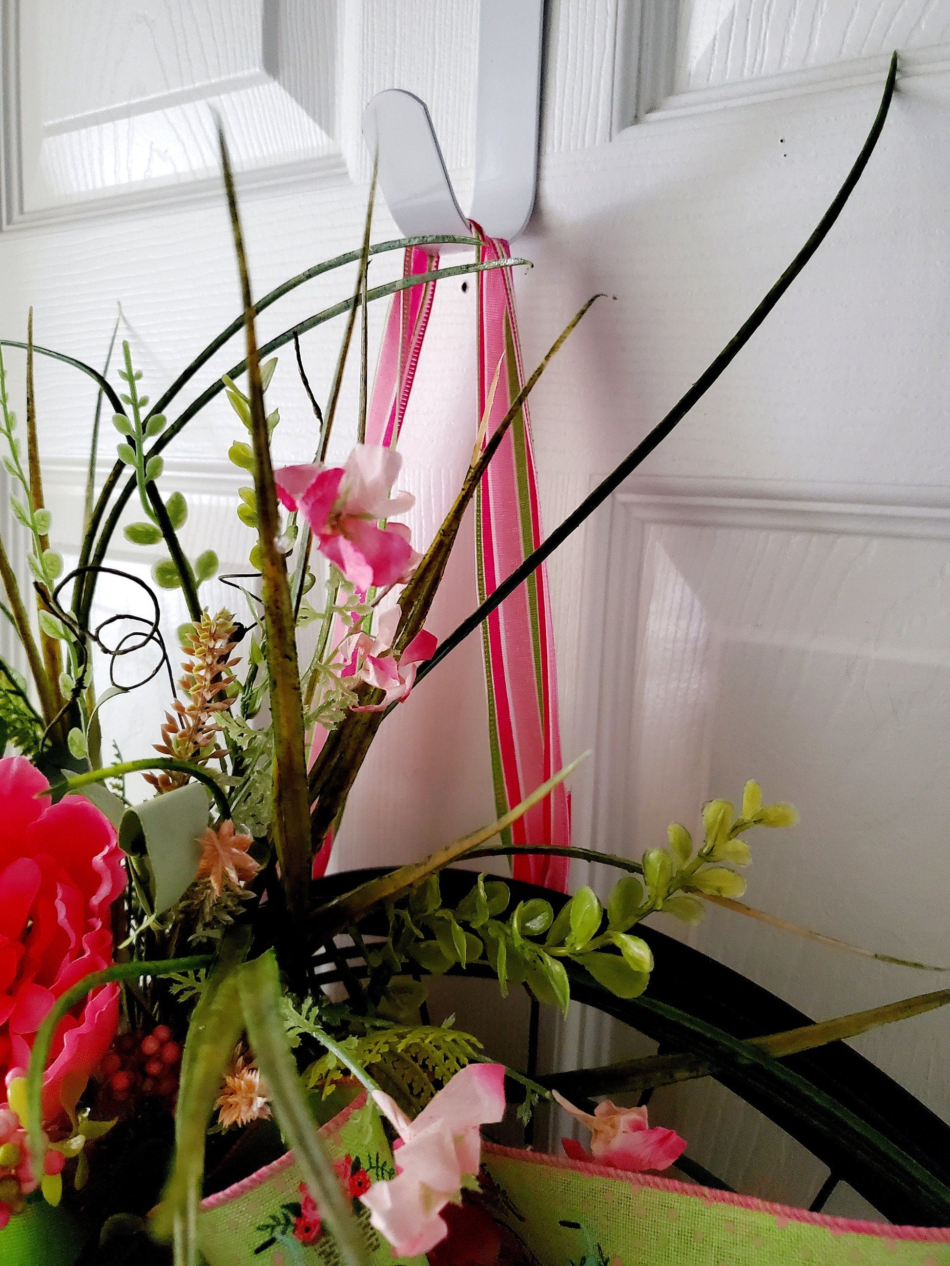 Bicycle Wheel Rim Front Door Wreath Stuffs n Things by JD