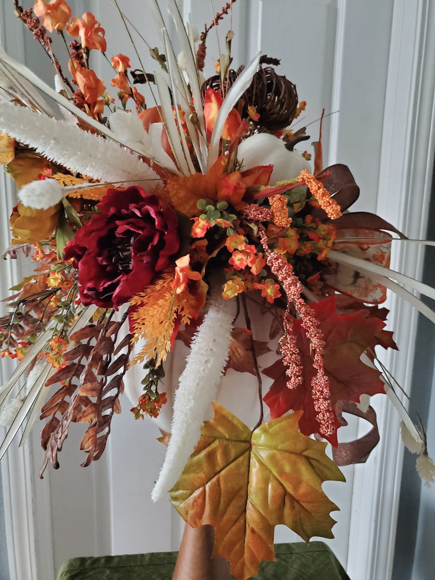Boho Autumn Harvest Pumpkin Candlestick Centerpiece for Your Fall Table Decor My Store