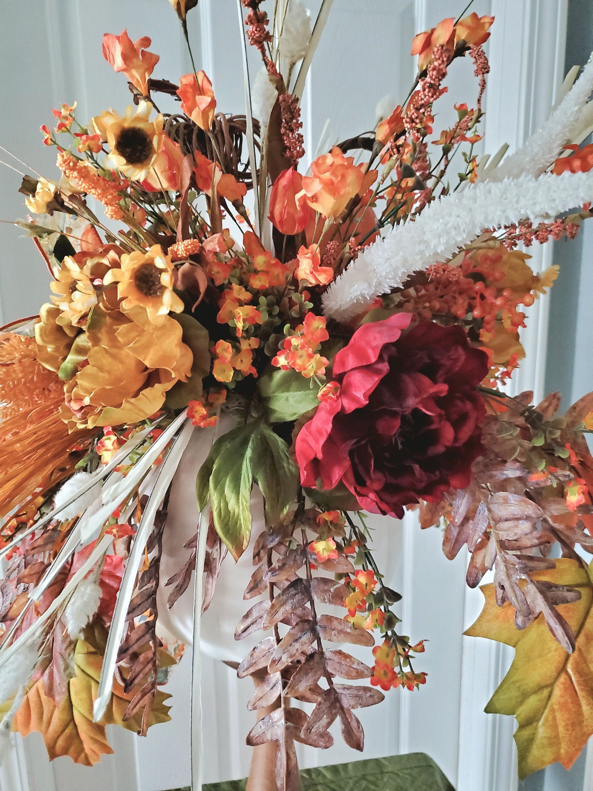 Boho Autumn Harvest Pumpkin Candlestick Centerpiece for Your Fall Table Decor My Store