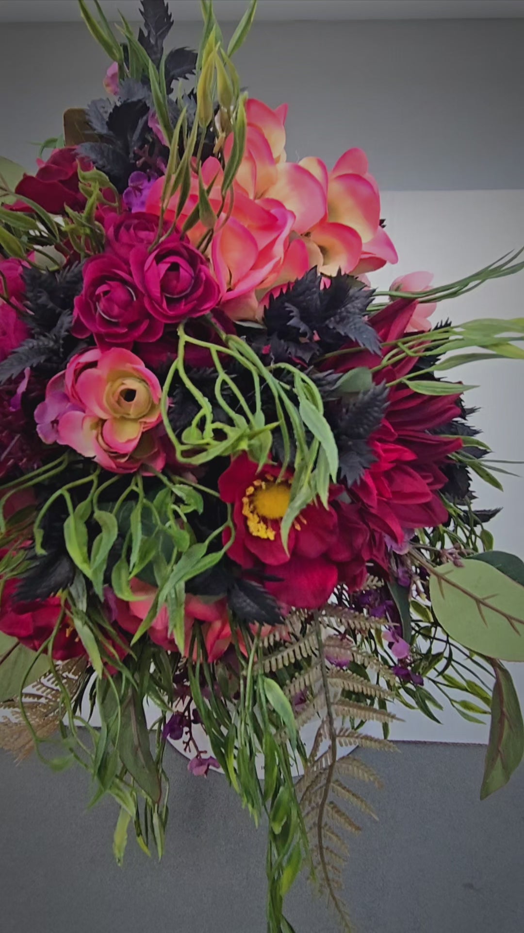 Gothic Skull Bust Arrangement - Mother's Day Gift Idea - Stuffs n Things by JD
