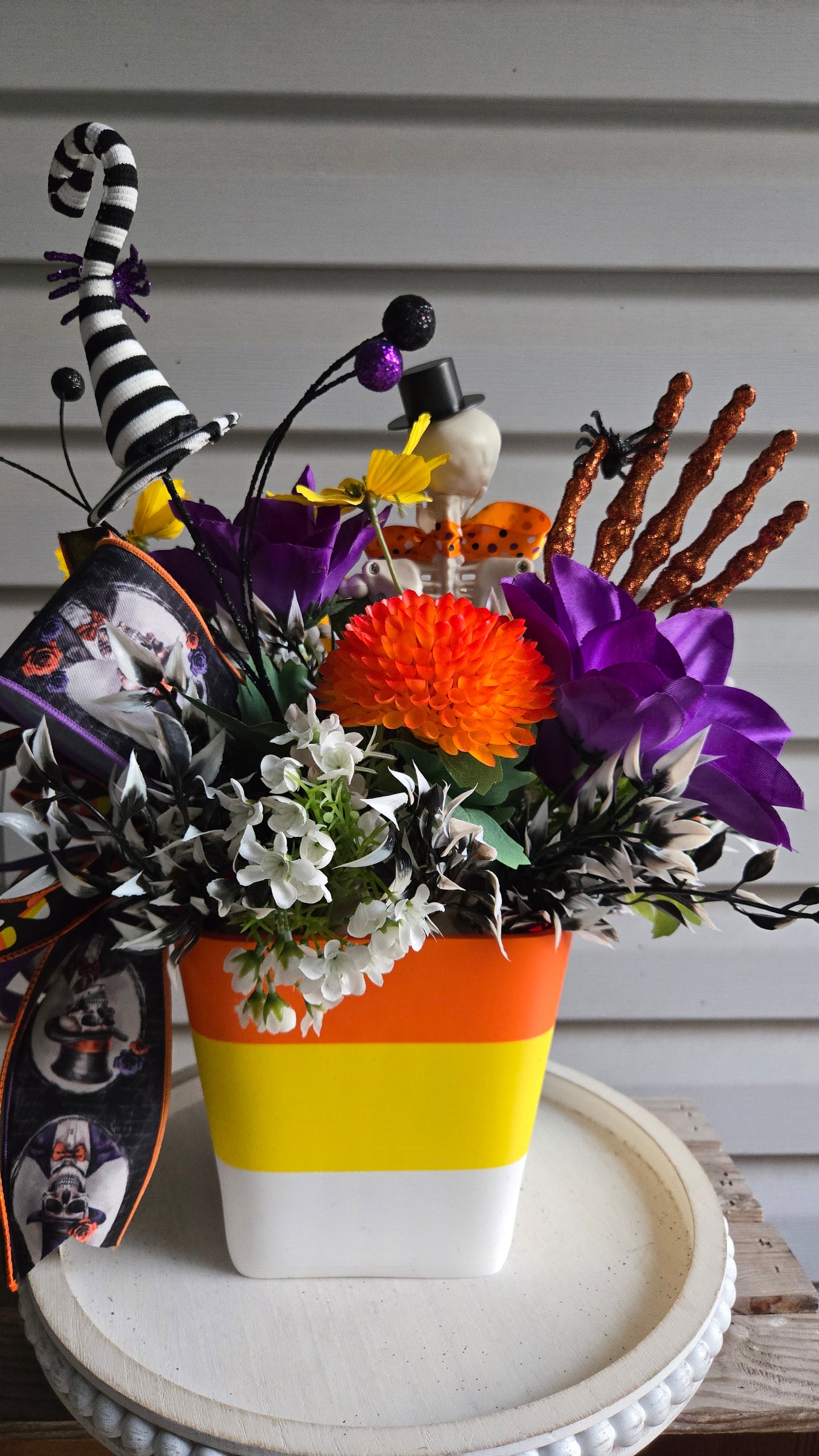 Trick or Treat Halloween Centerpiece Collection | Whimsical Halloween Floral Arrangement | 3 Designs