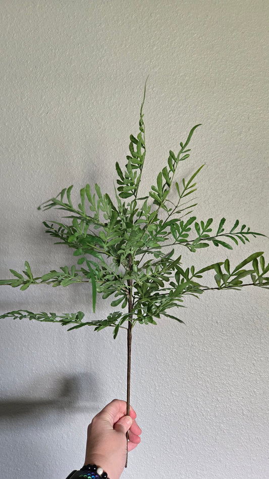18" UV Protected Rue Leaf Spray - Faux Greenery