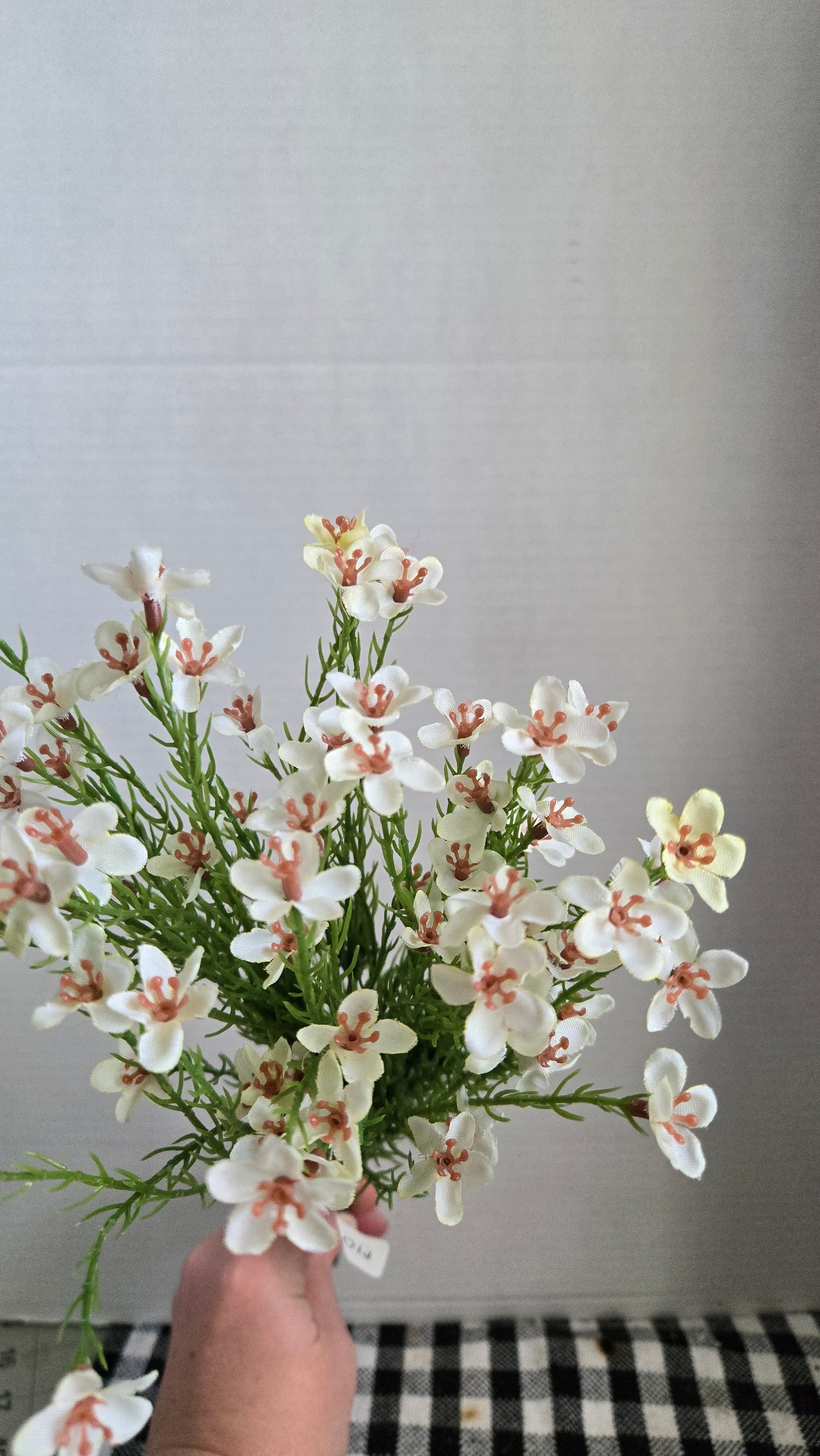 16" Artificial Waxflower Filler Bush