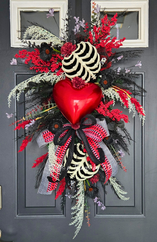 What It Took – Dark Heart Door Swag | Moody Statement Decor | Limited Concept Art Piece