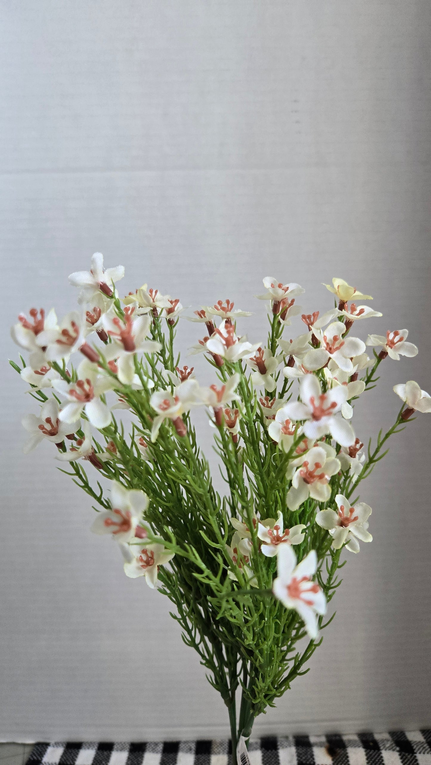 16" Artificial Waxflower Filler Bush