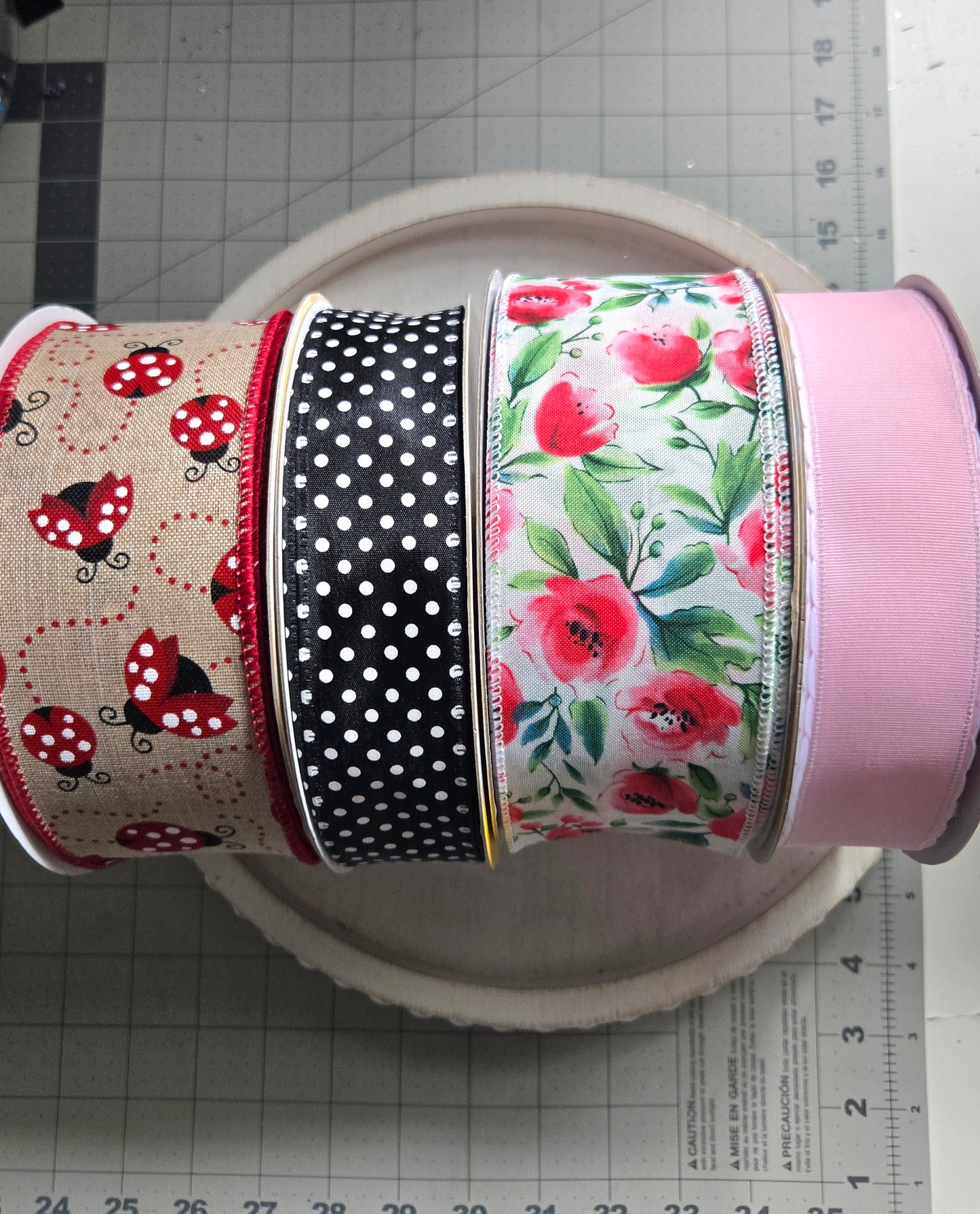 Spring Summer Wired Ribbon, Premium Ribbon Bundles, Wreath Ribbon Kits, Wired Ribbon Sets, Ribbon Supplies, Multiple Ribbon Varieties