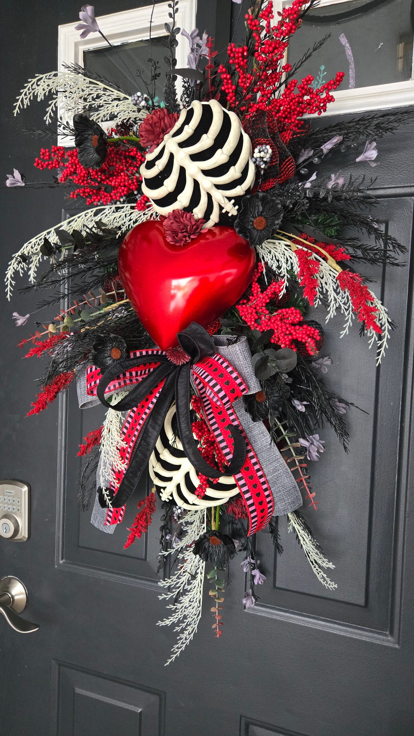 What It Took – Dark Heart Door Swag | Moody Statement Decor | Limited Concept Art Piece