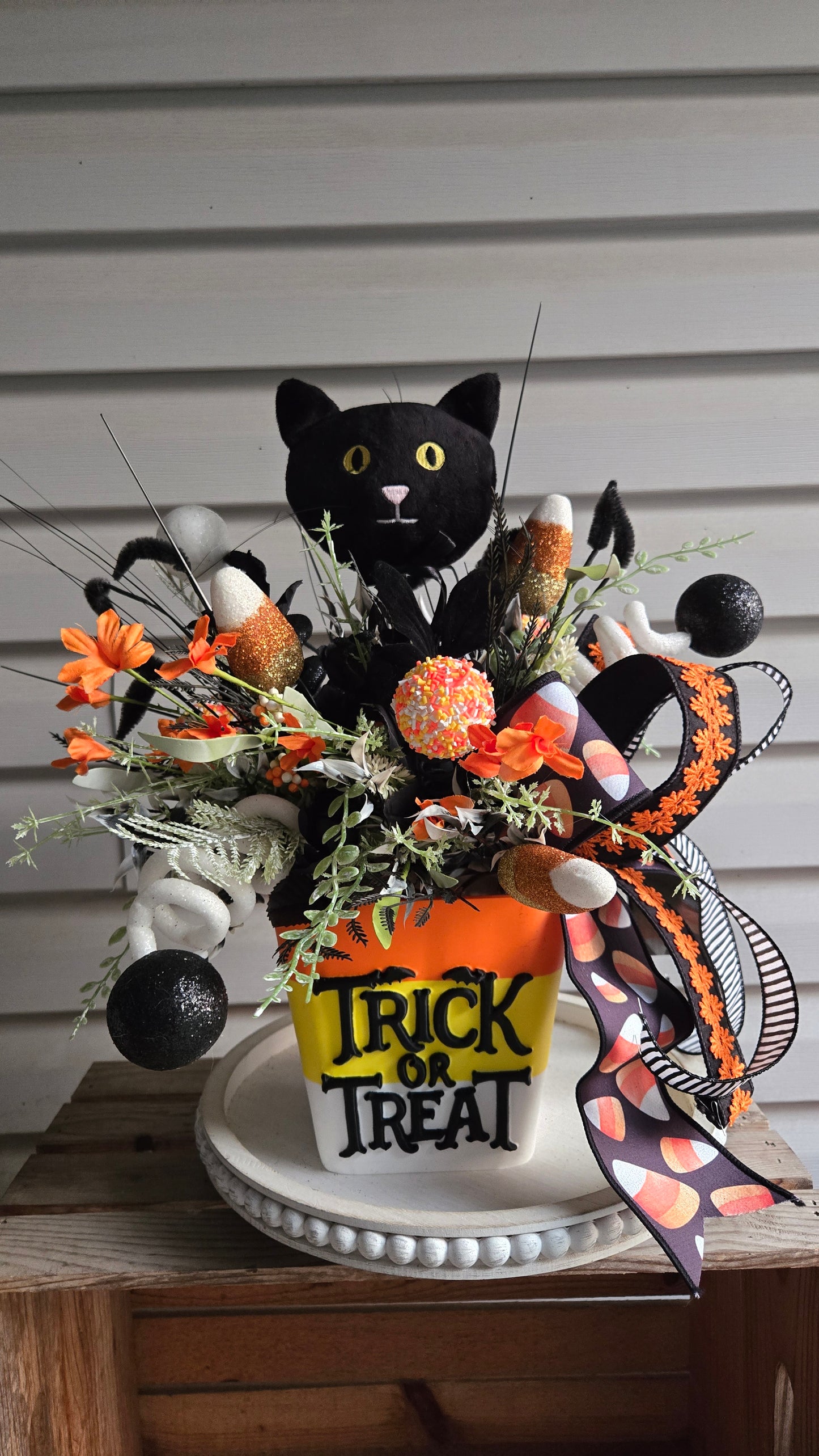 Trick or Treat Halloween Centerpiece Collection | Whimsical Halloween Floral Arrangement | 3 Designs