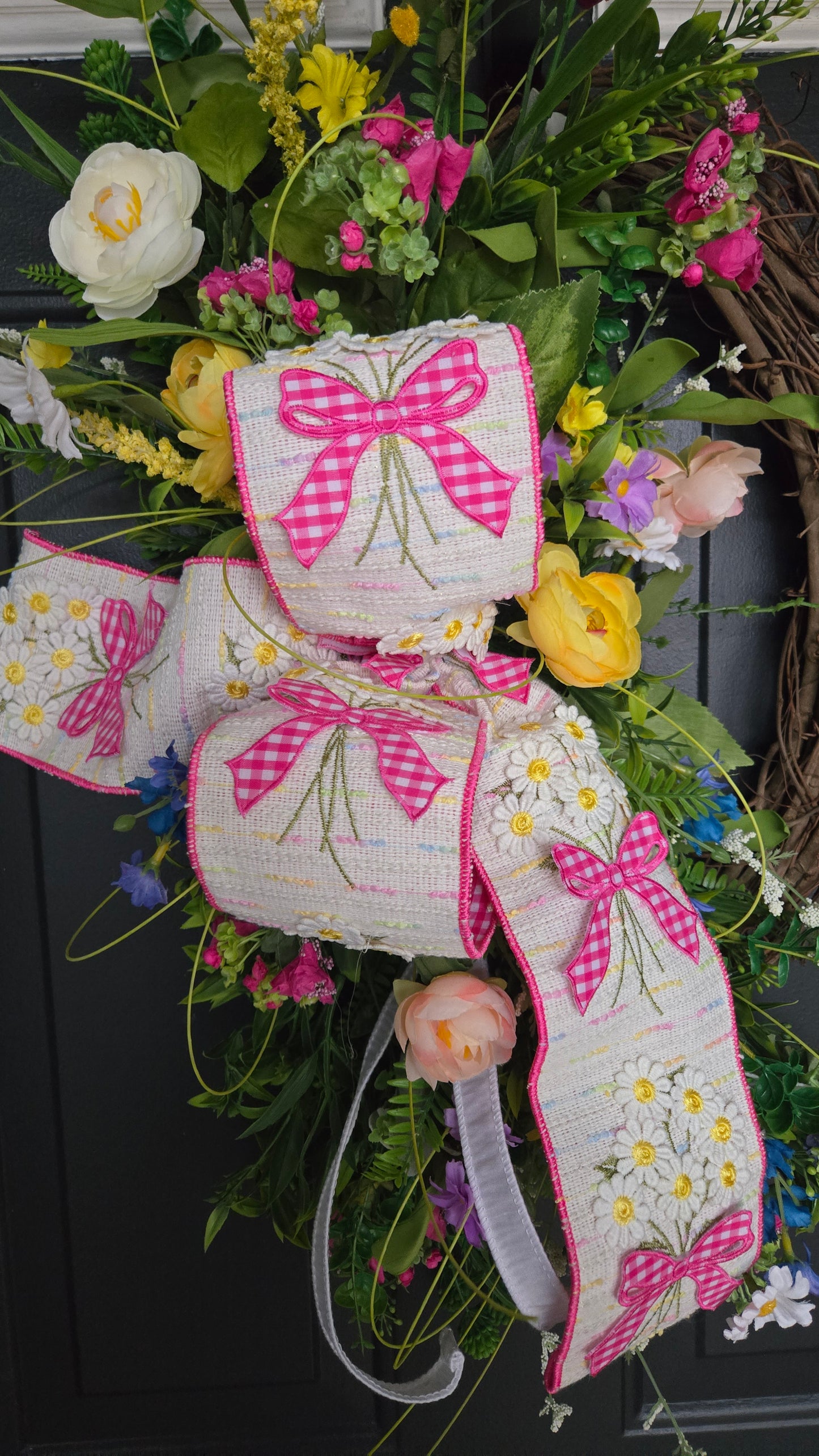 Spring Wildflower Wreath