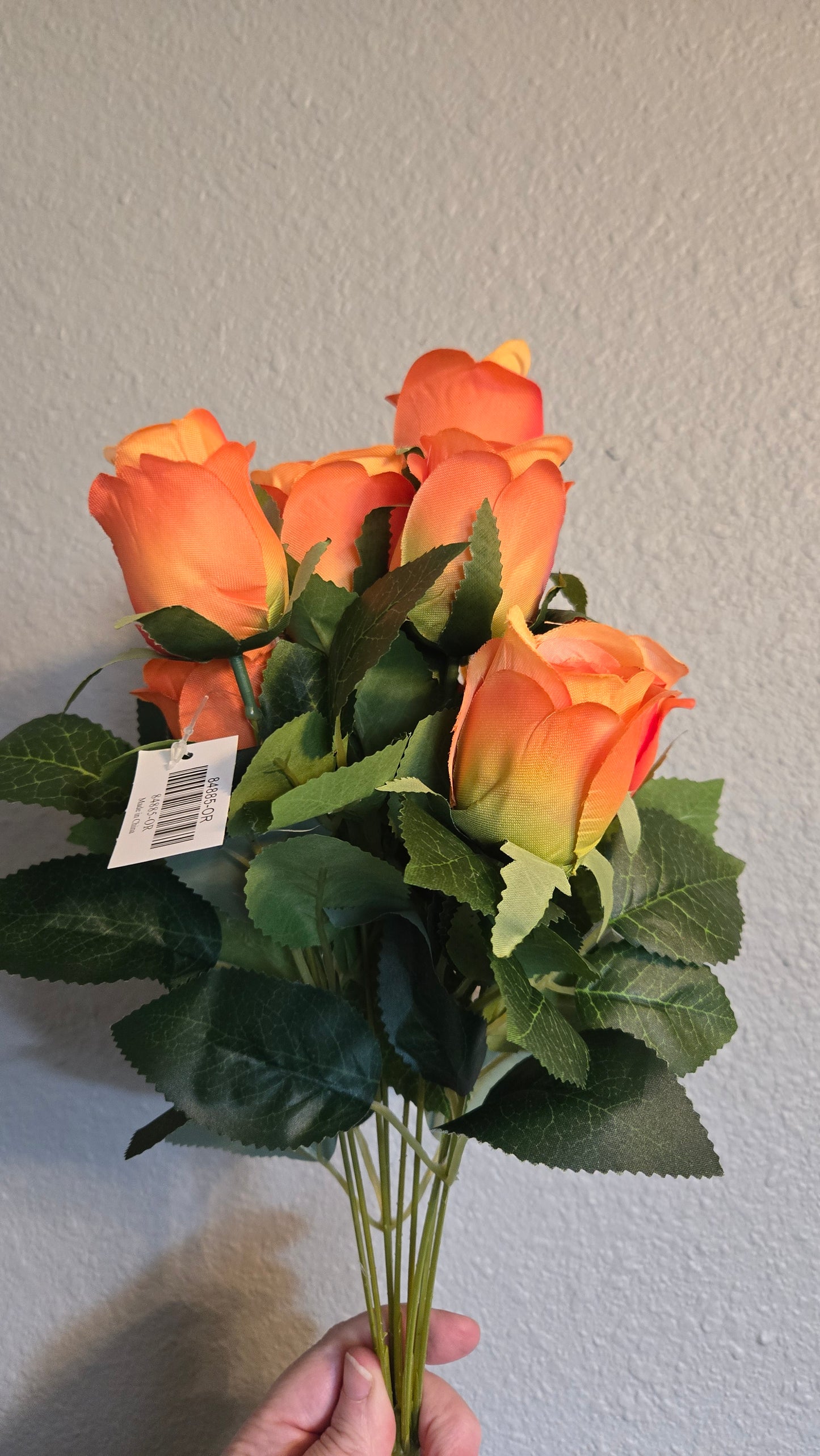Artificial Closed Rose Bud Bush